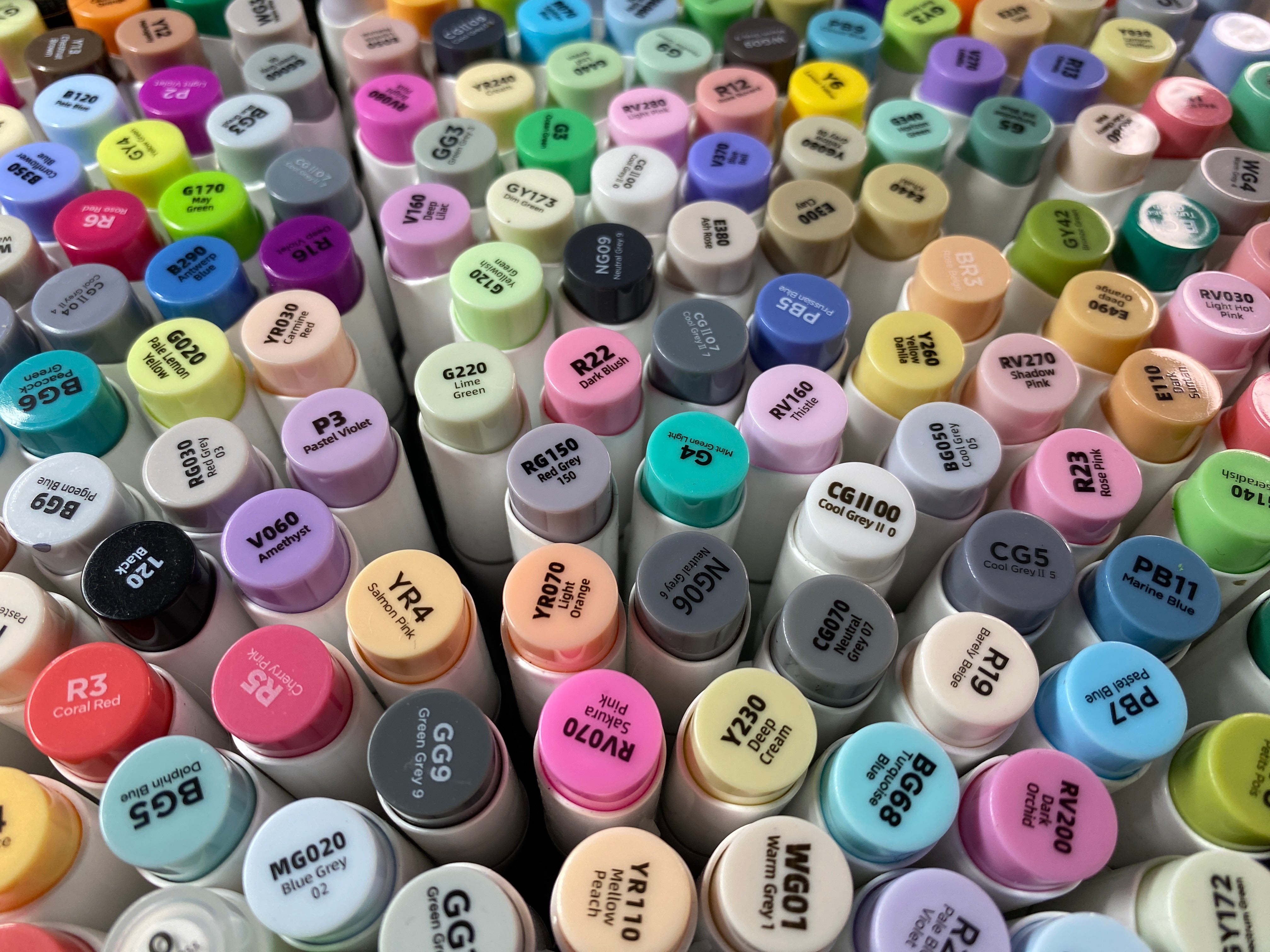 256 set of Ohuhu Honolulu alcohol markers