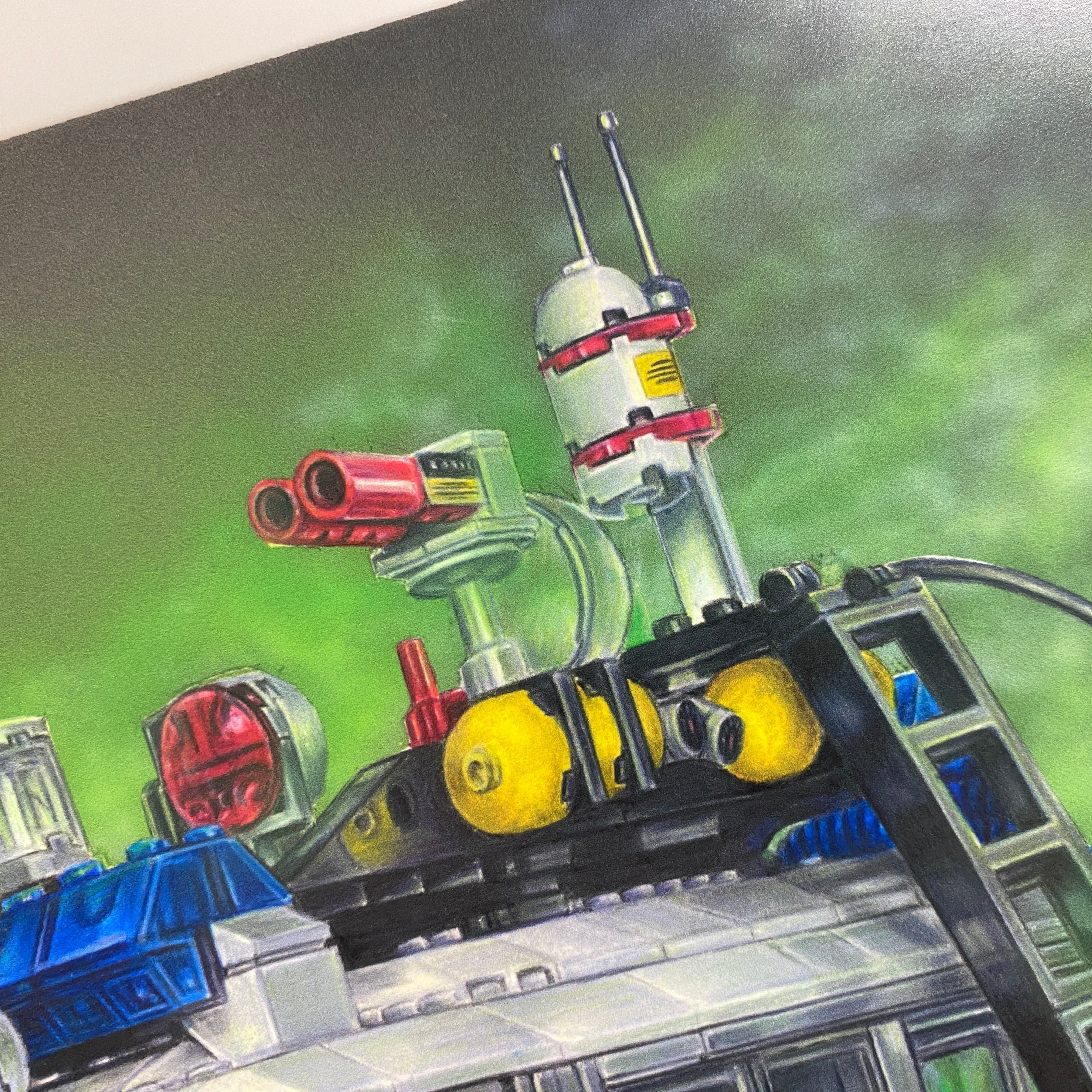 LEGO Ecto-1 Drawing - PRINT