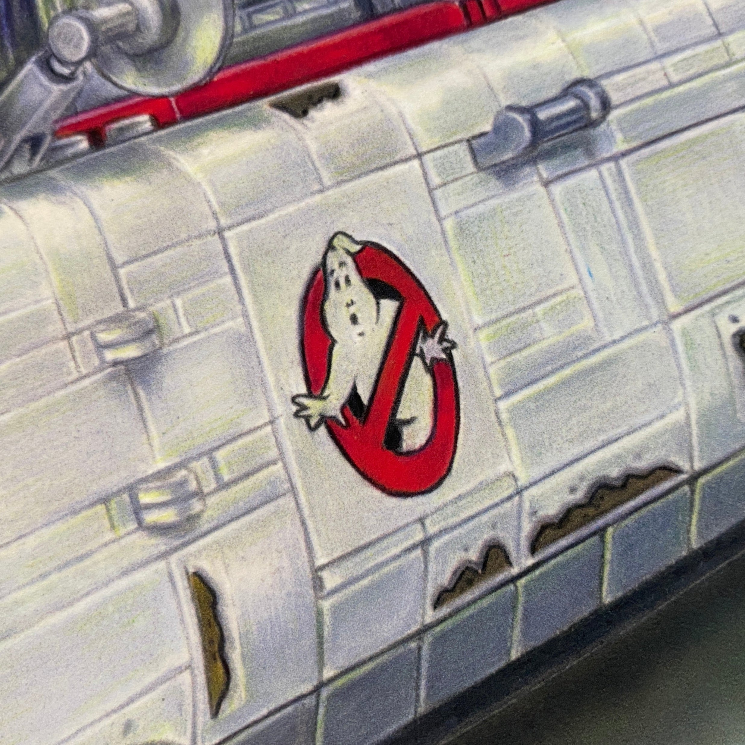 LEGO Ecto-1 Drawing - PRINT