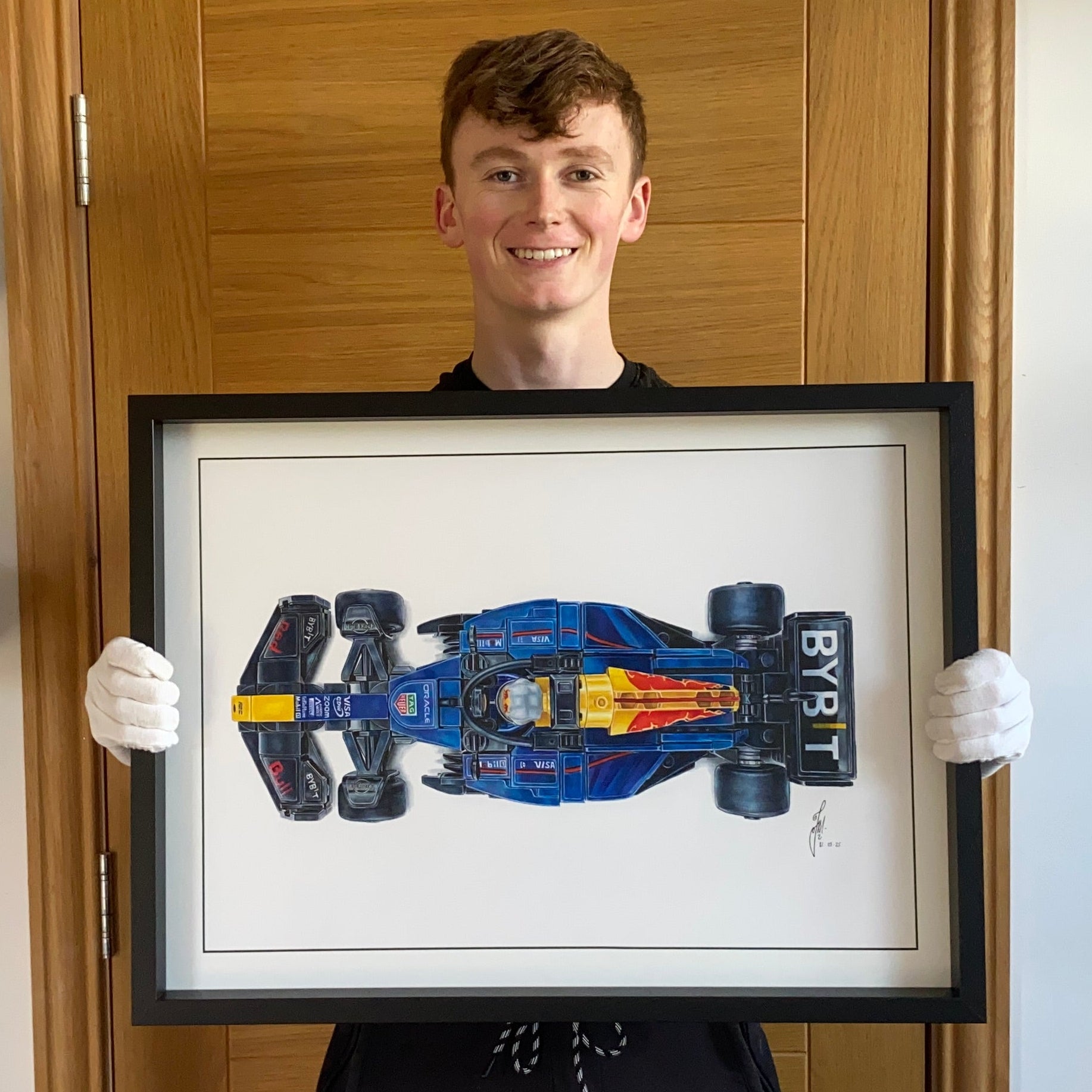 LEGO RedBull F1 Car Drawing - ORIGINAL