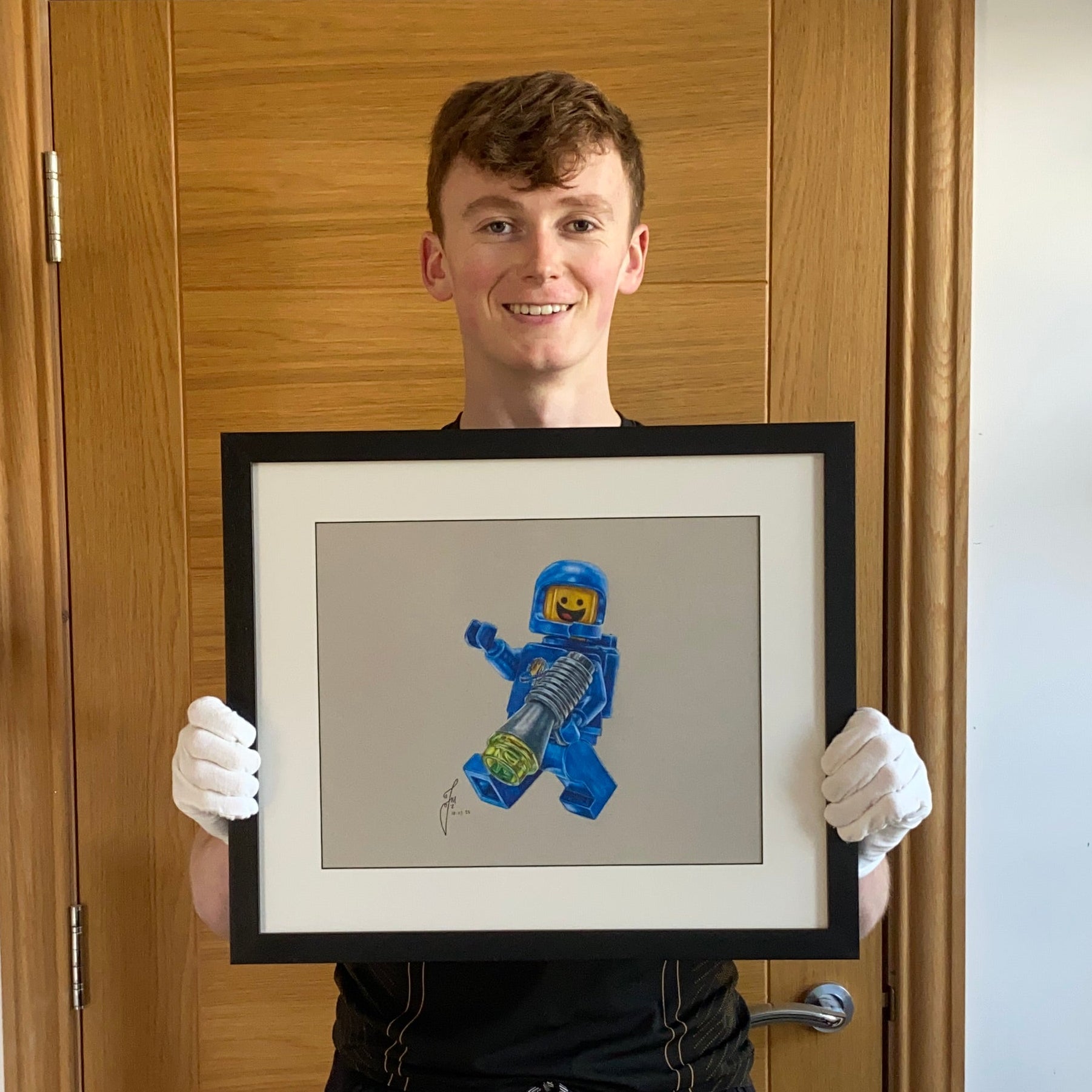 LEGO Classic Spaceman Drawing - ORIGINAL