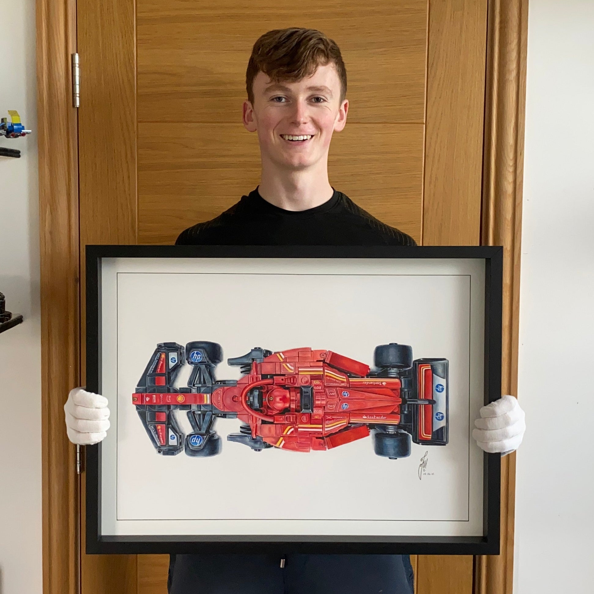 LEGO Ferrari F1 Car Drawing - ORIGINAL