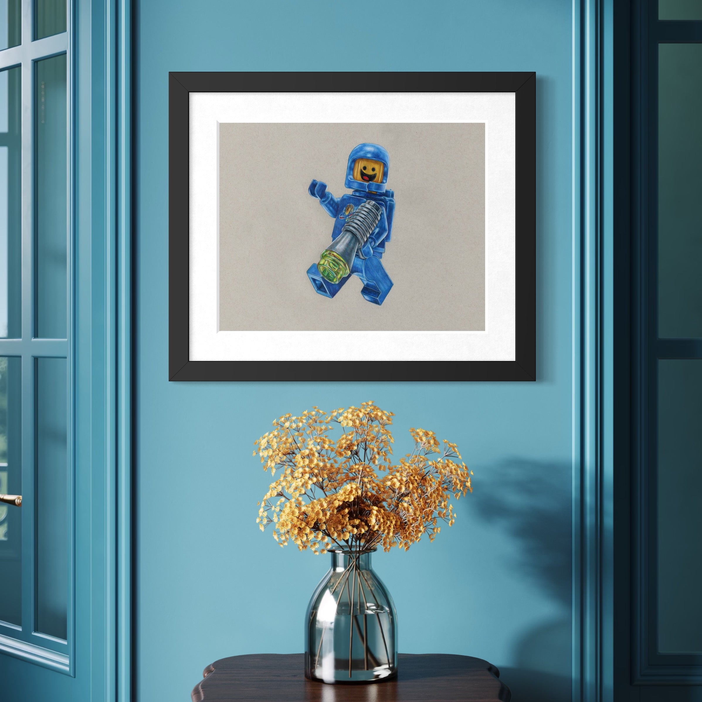 LEGO Classic Spaceman Drawing - ORIGINAL