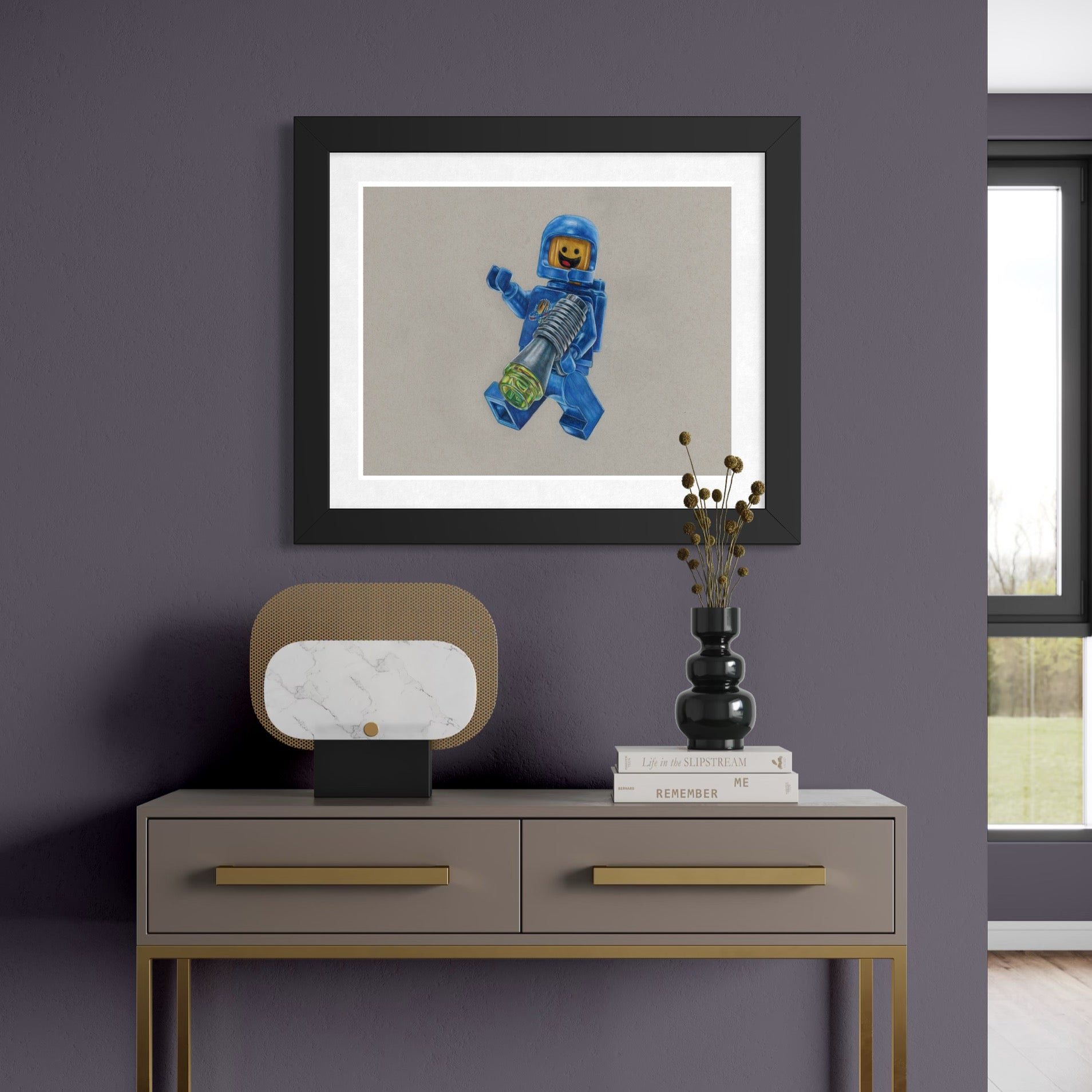 LEGO Classic Spaceman Drawing - ORIGINAL