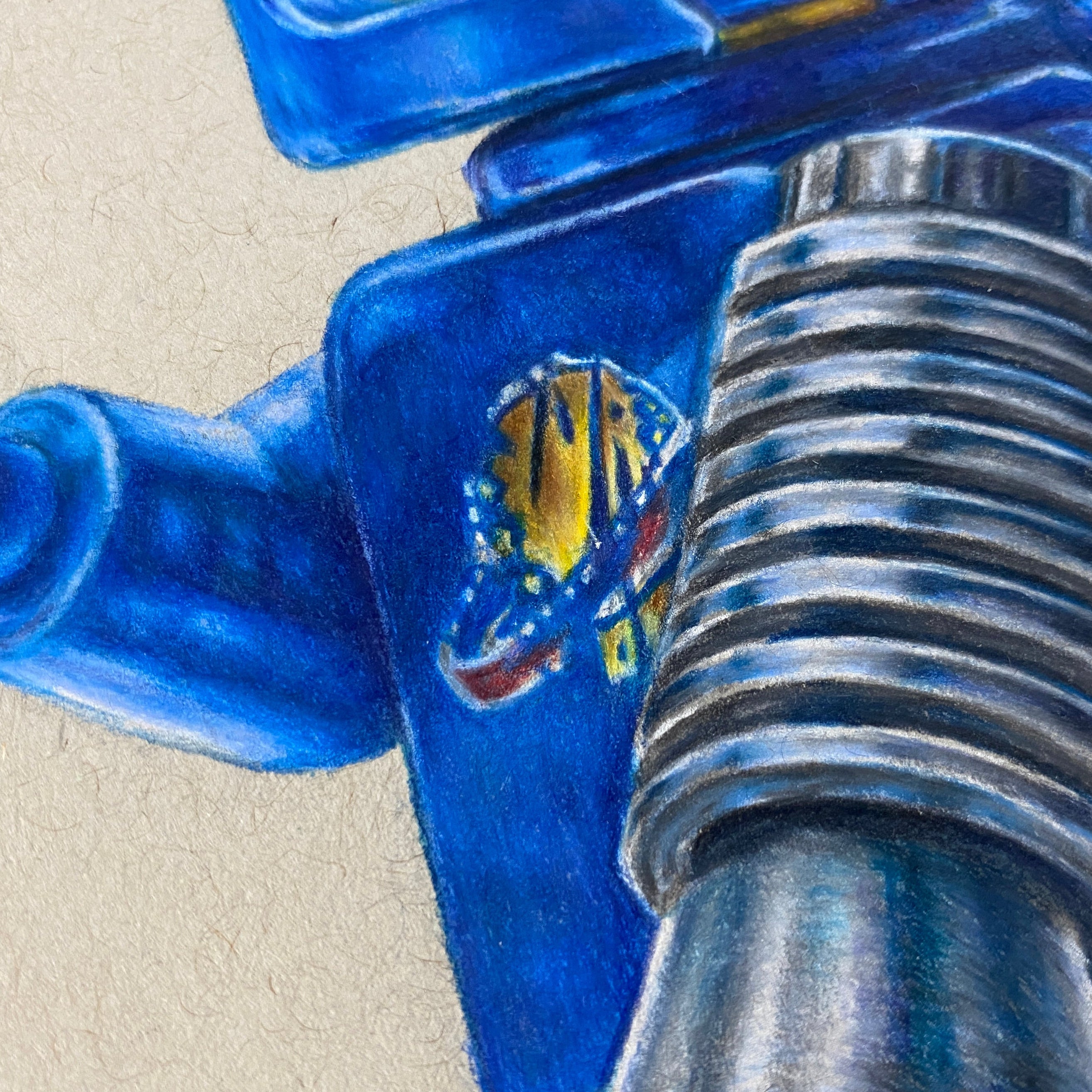 LEGO Classic Spaceman Drawing - ORIGINAL