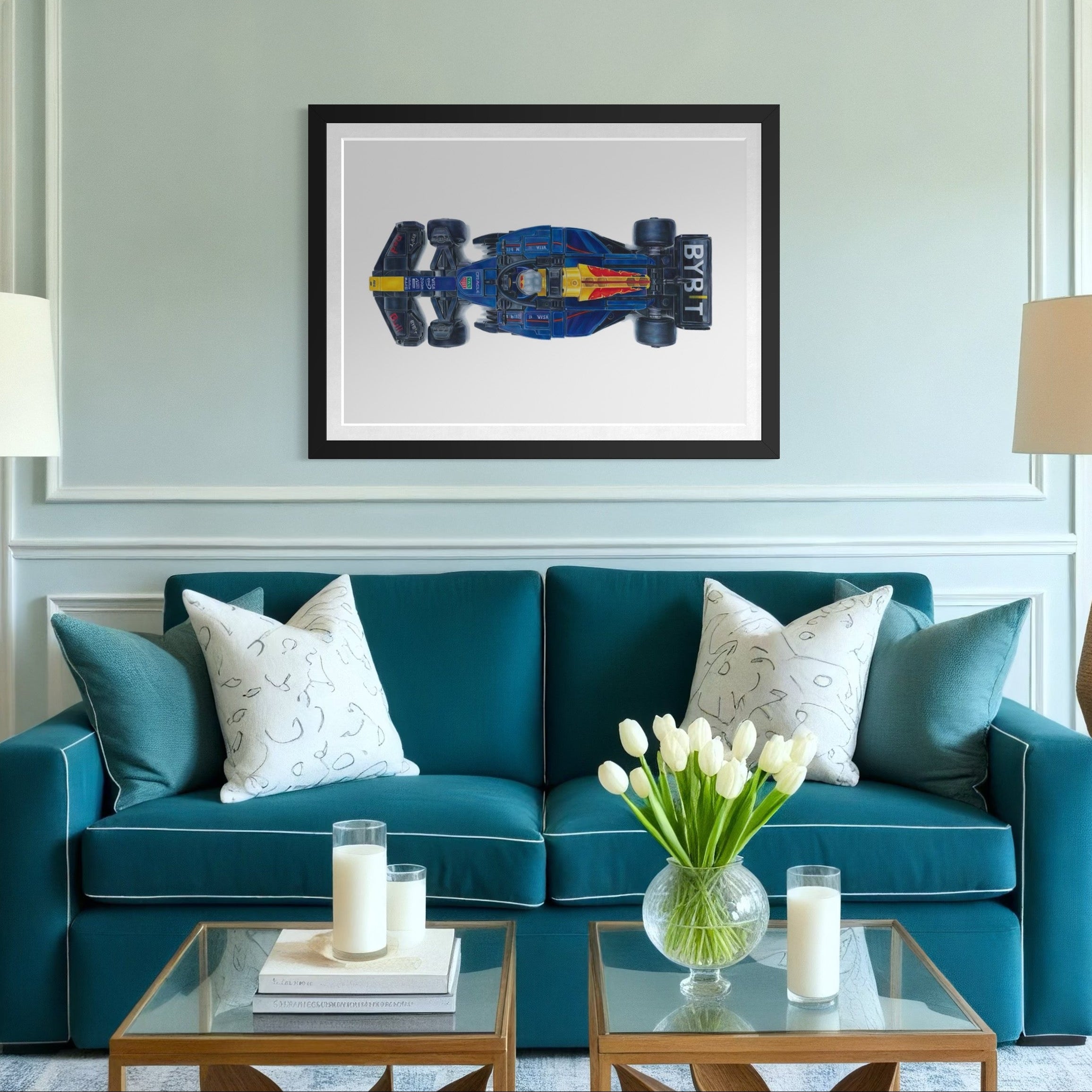 LEGO RedBull F1 Car Drawing - ORIGINAL