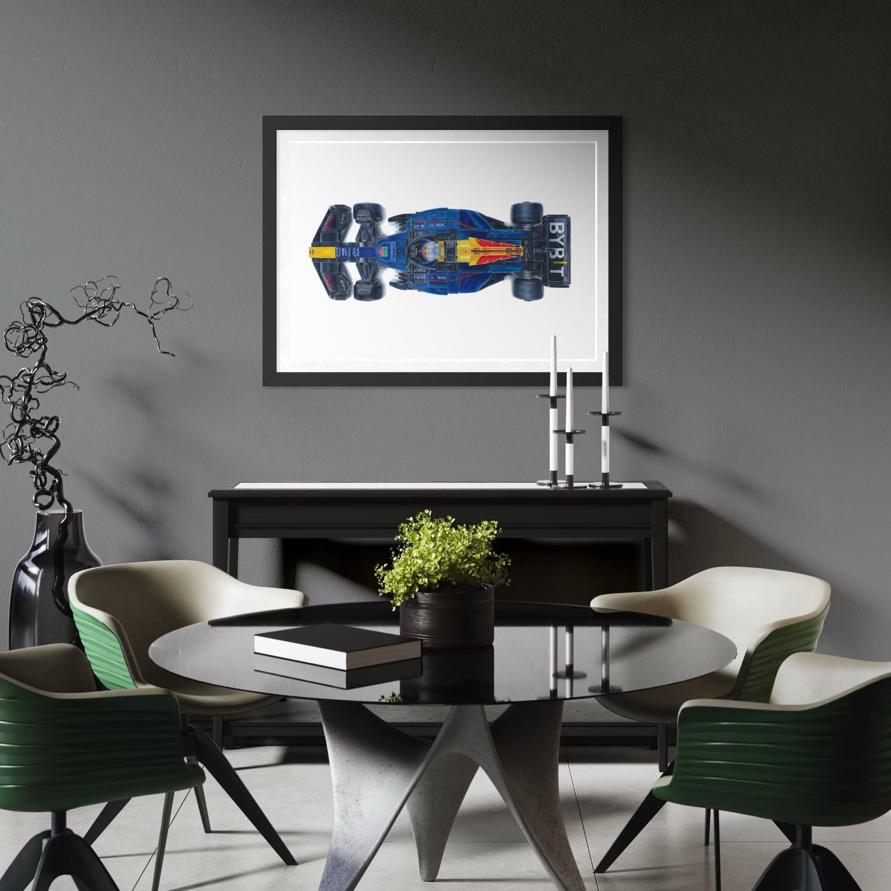 LEGO RedBull F1 Car Drawing - ORIGINAL