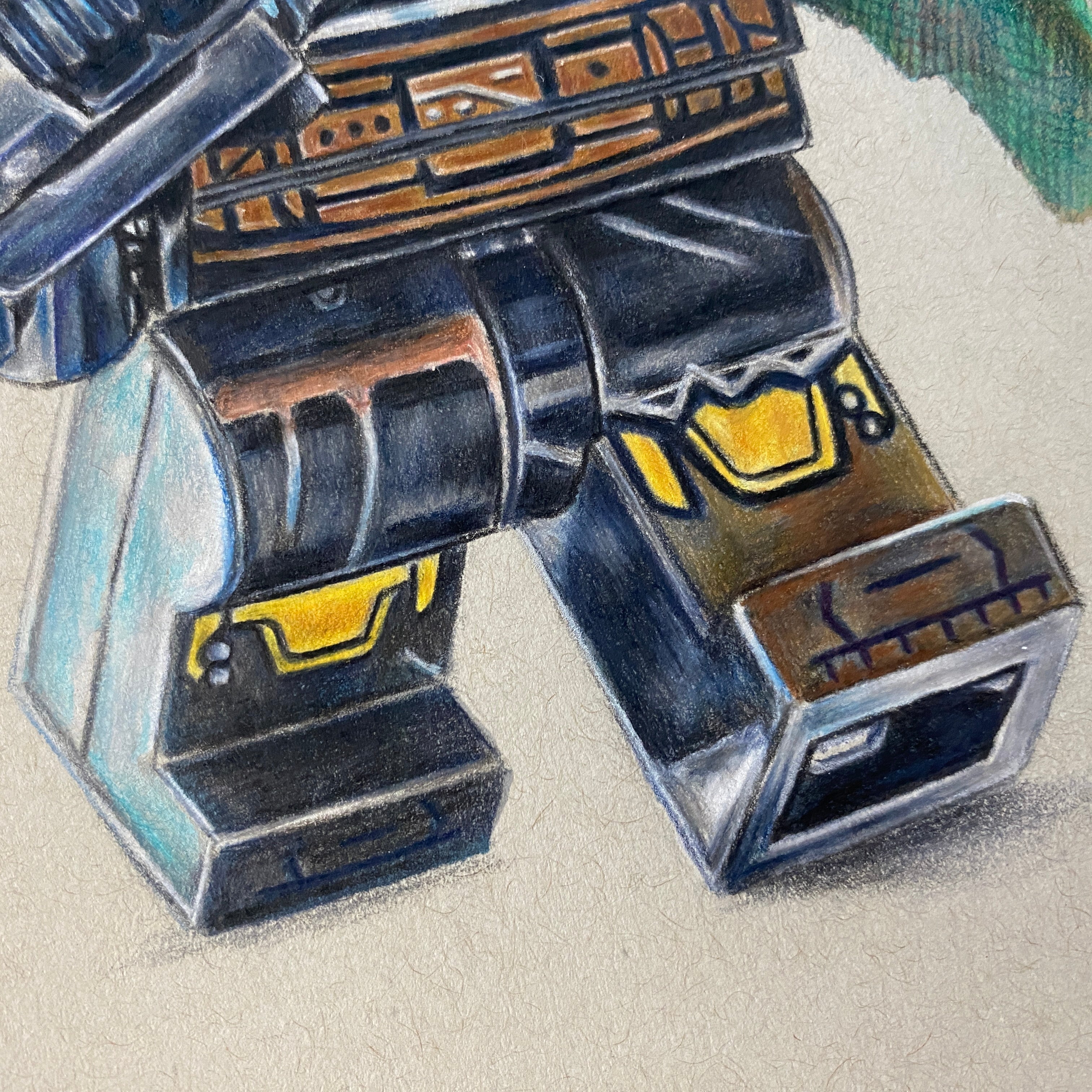 LEGO Boba Fett Drawing - ORIGINAL