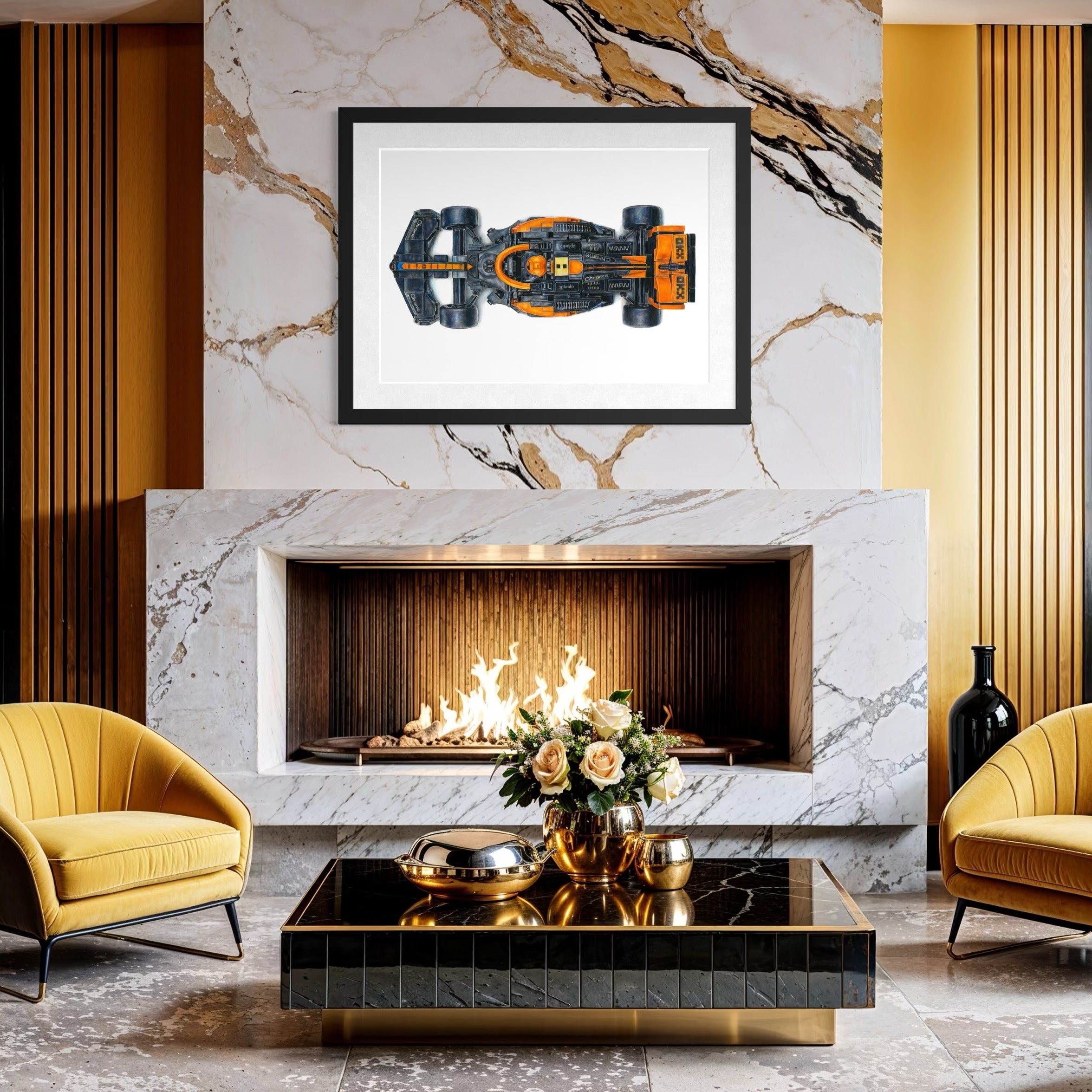 LEGO McLaren F1 Car Drawing - ORIGINAL