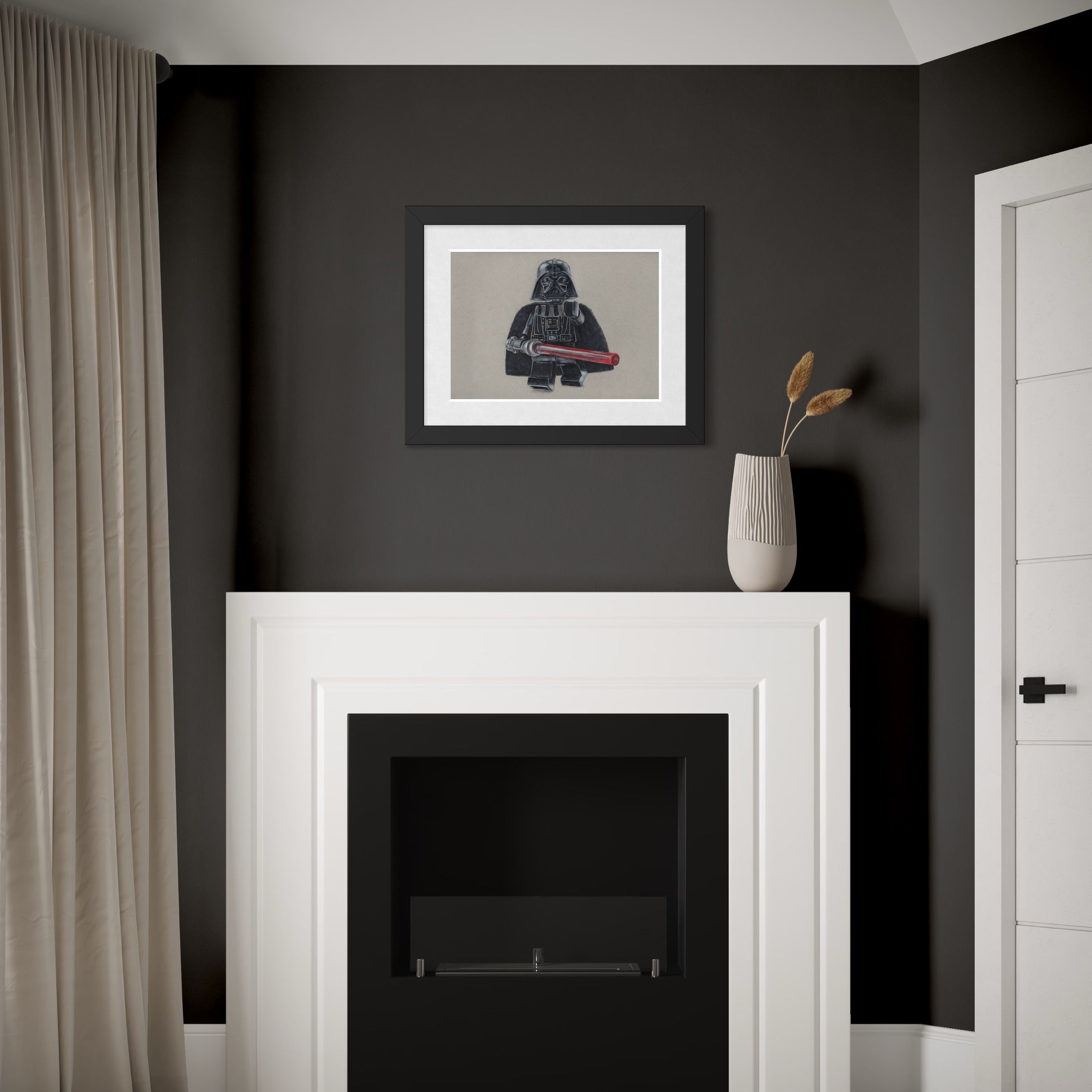 LEGO Darth Vader Drawing - ORIGINAL