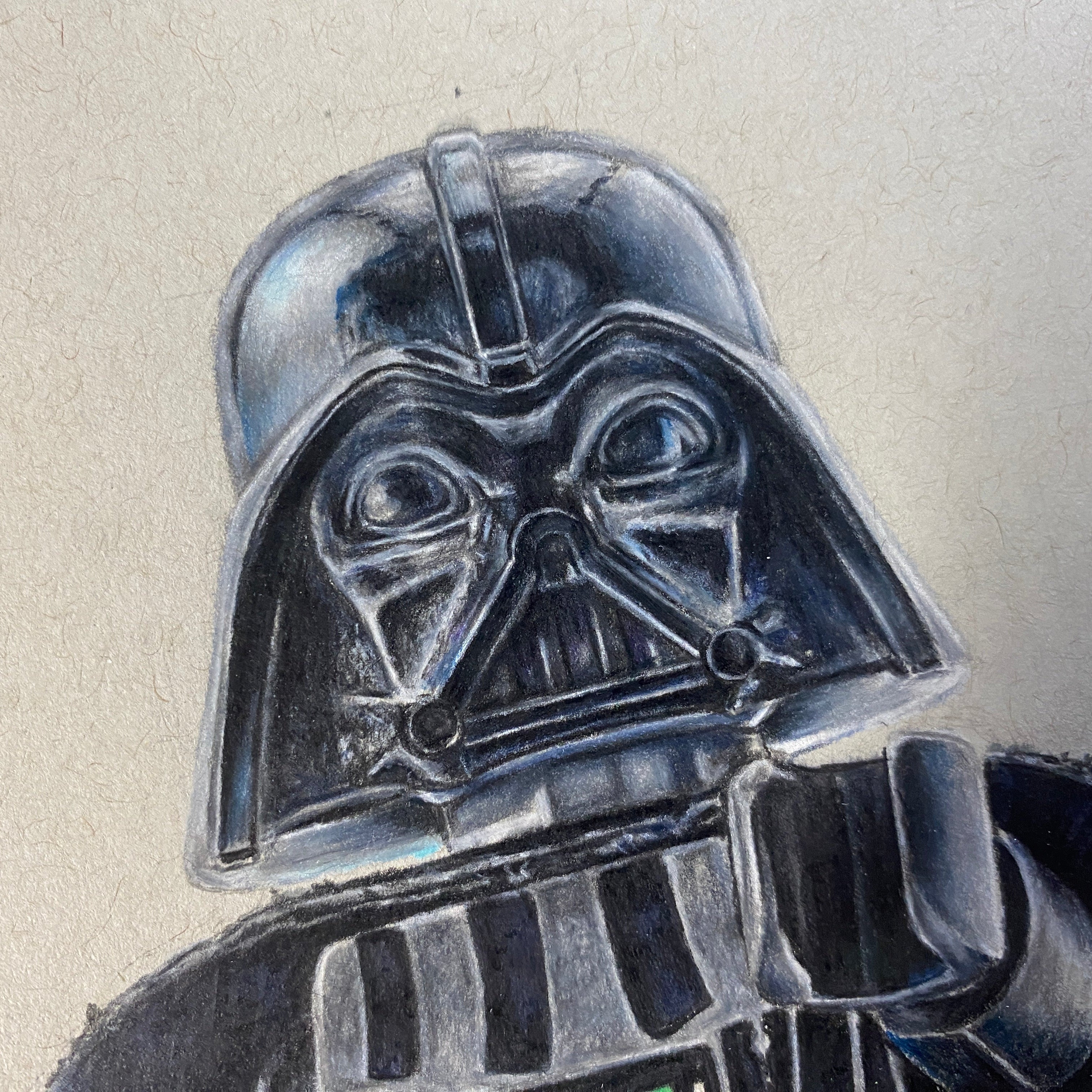 LEGO Darth Vader Drawing - ORIGINAL