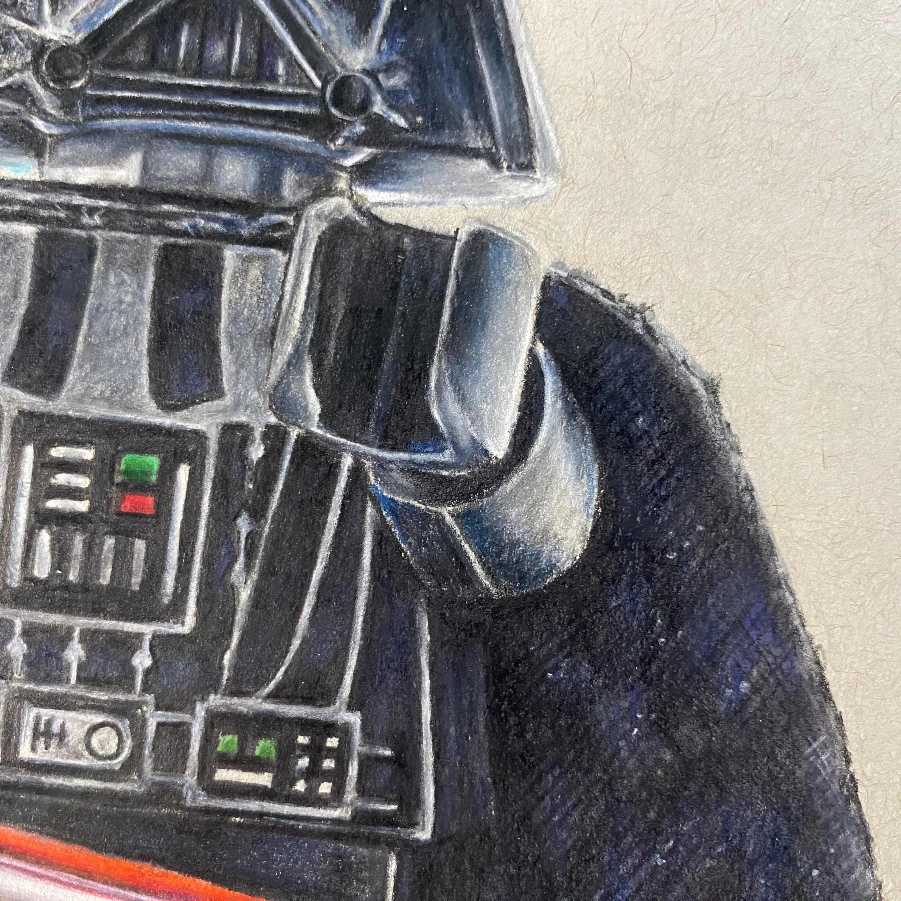 LEGO Darth Vader Drawing - ORIGINAL
