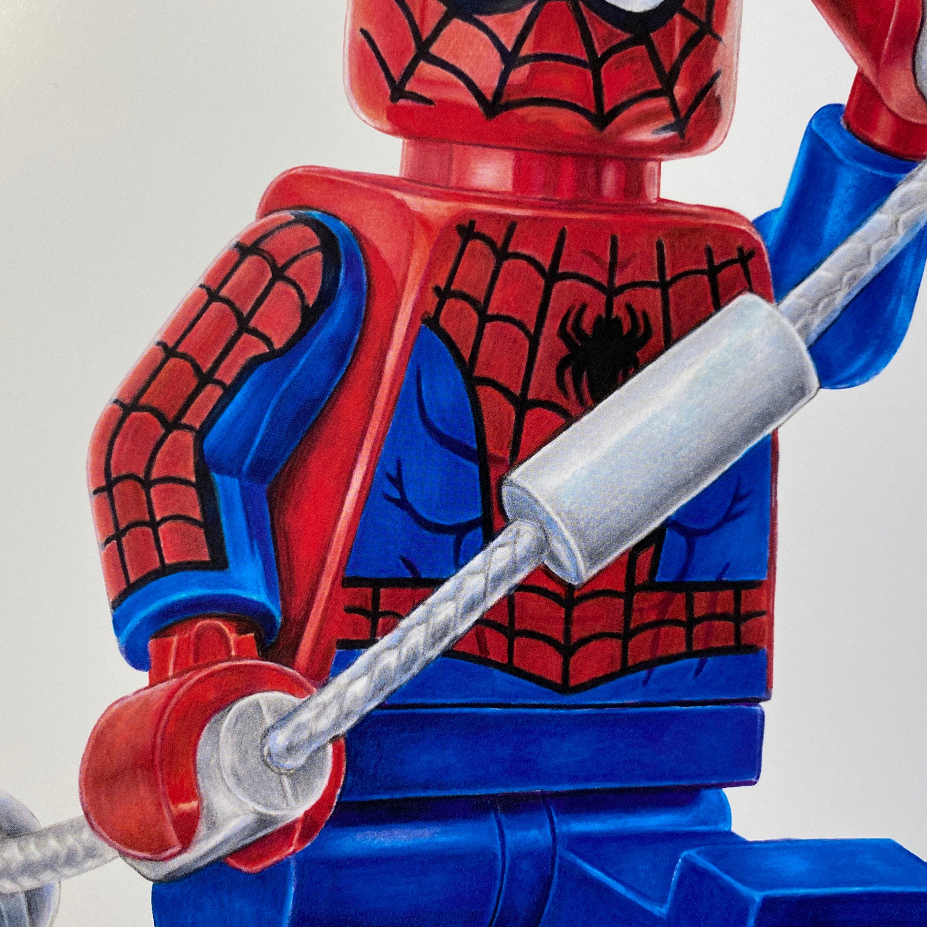 LEGO Spider Man Minifigure - PRINT