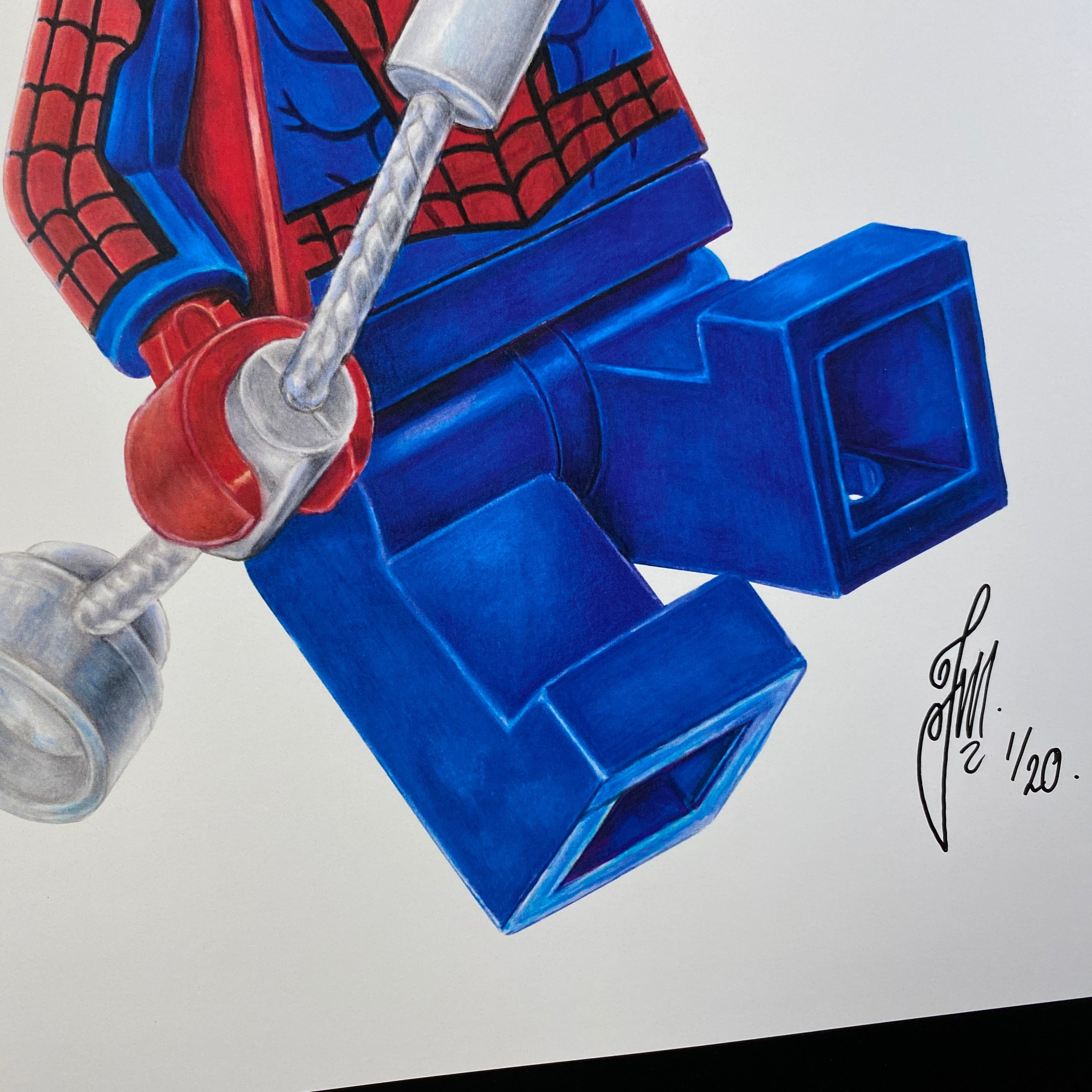 LEGO Spider Man Minifigure - PRINT
