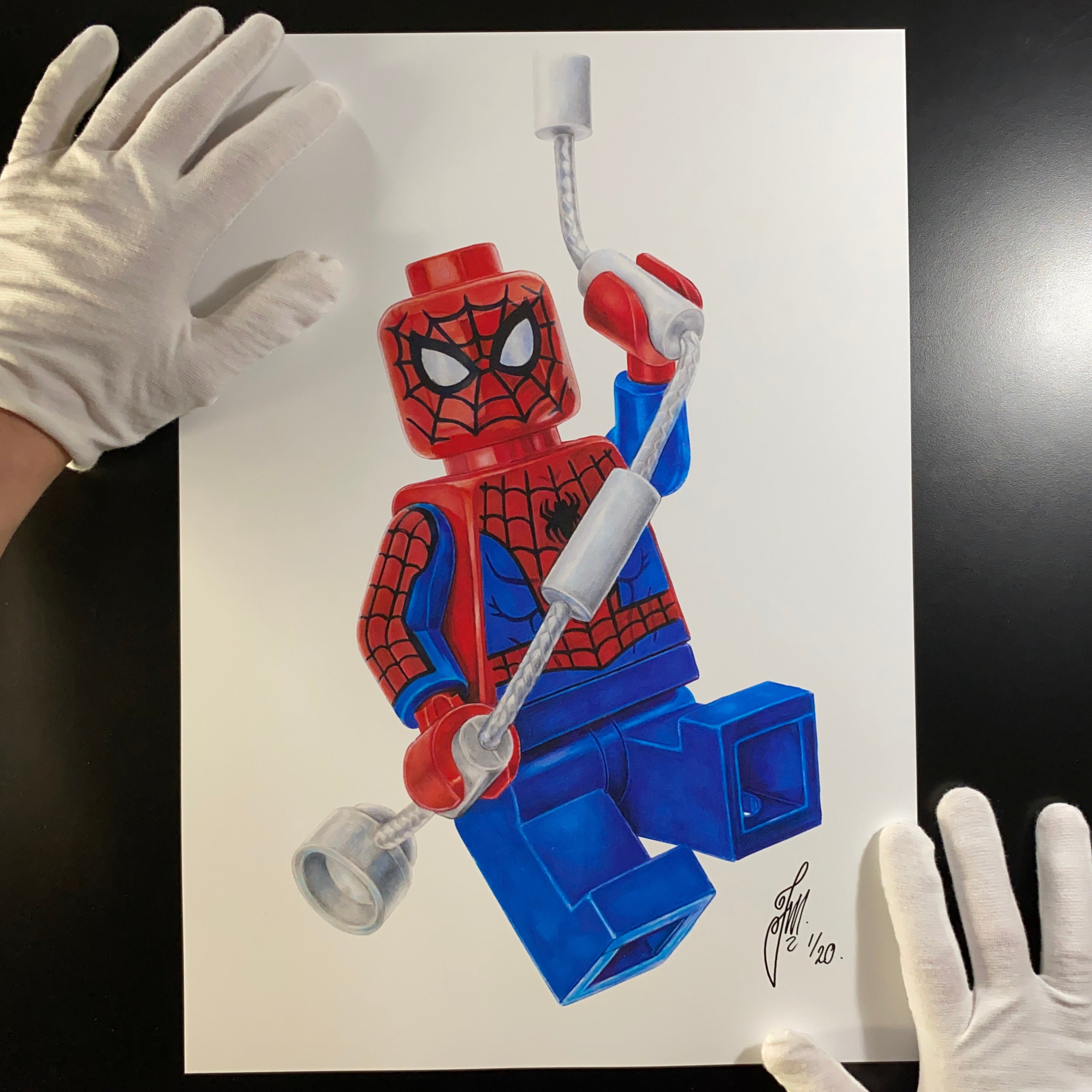 LEGO Spider Man Minifigure - PRINT