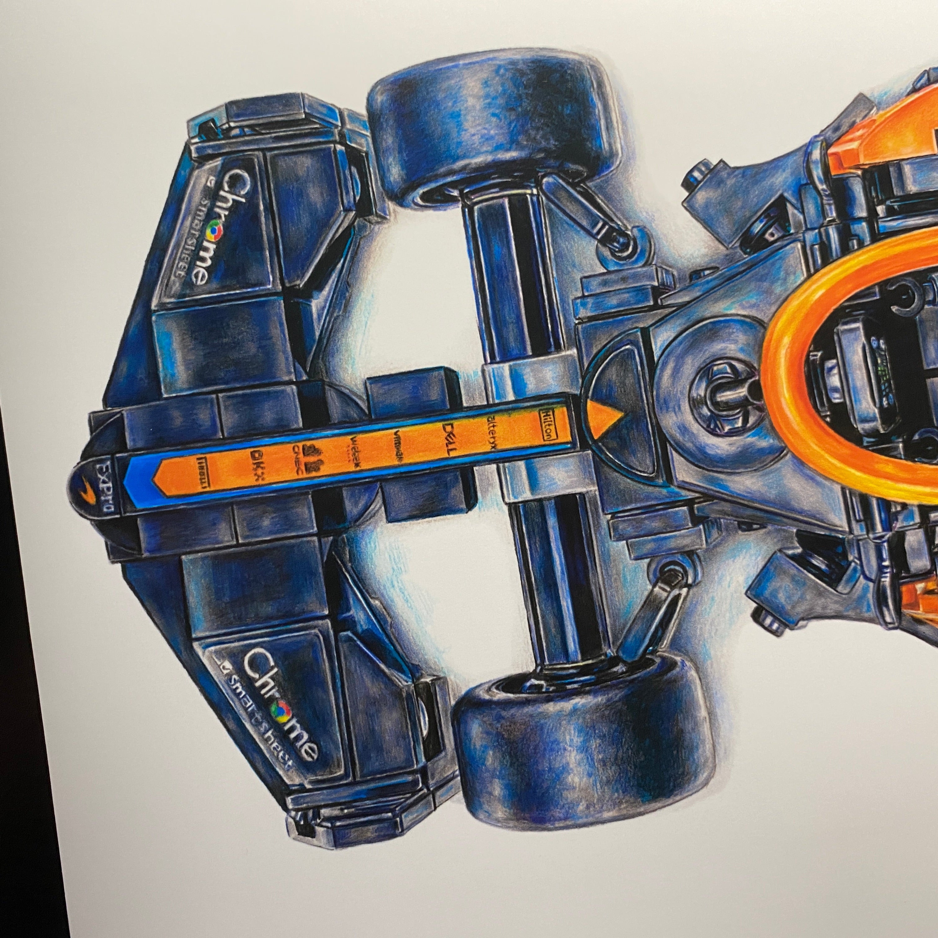 LEGO Mclaren F1 Car Drawing - 1