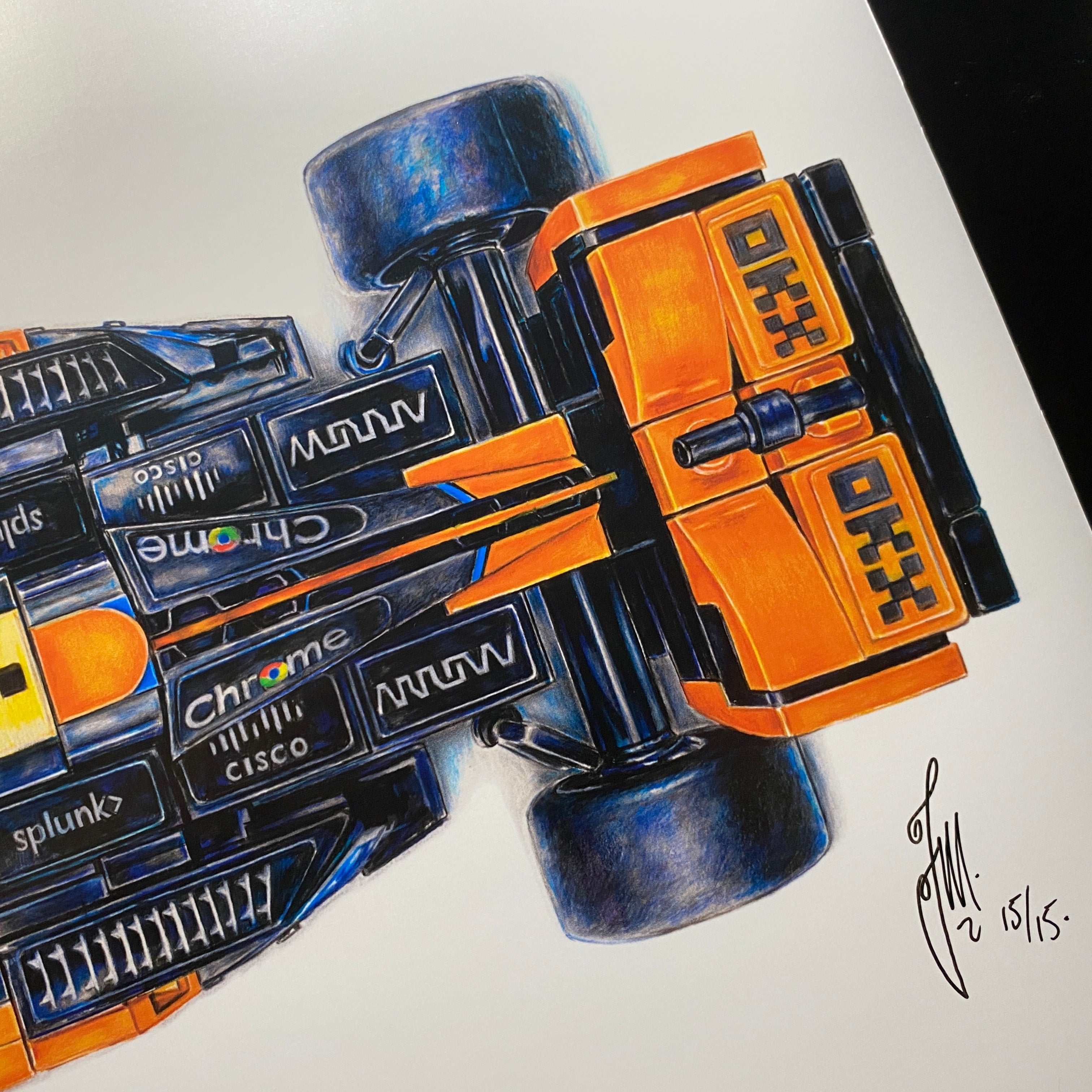 LEGO Mclaren F1 Car Drawing - 1