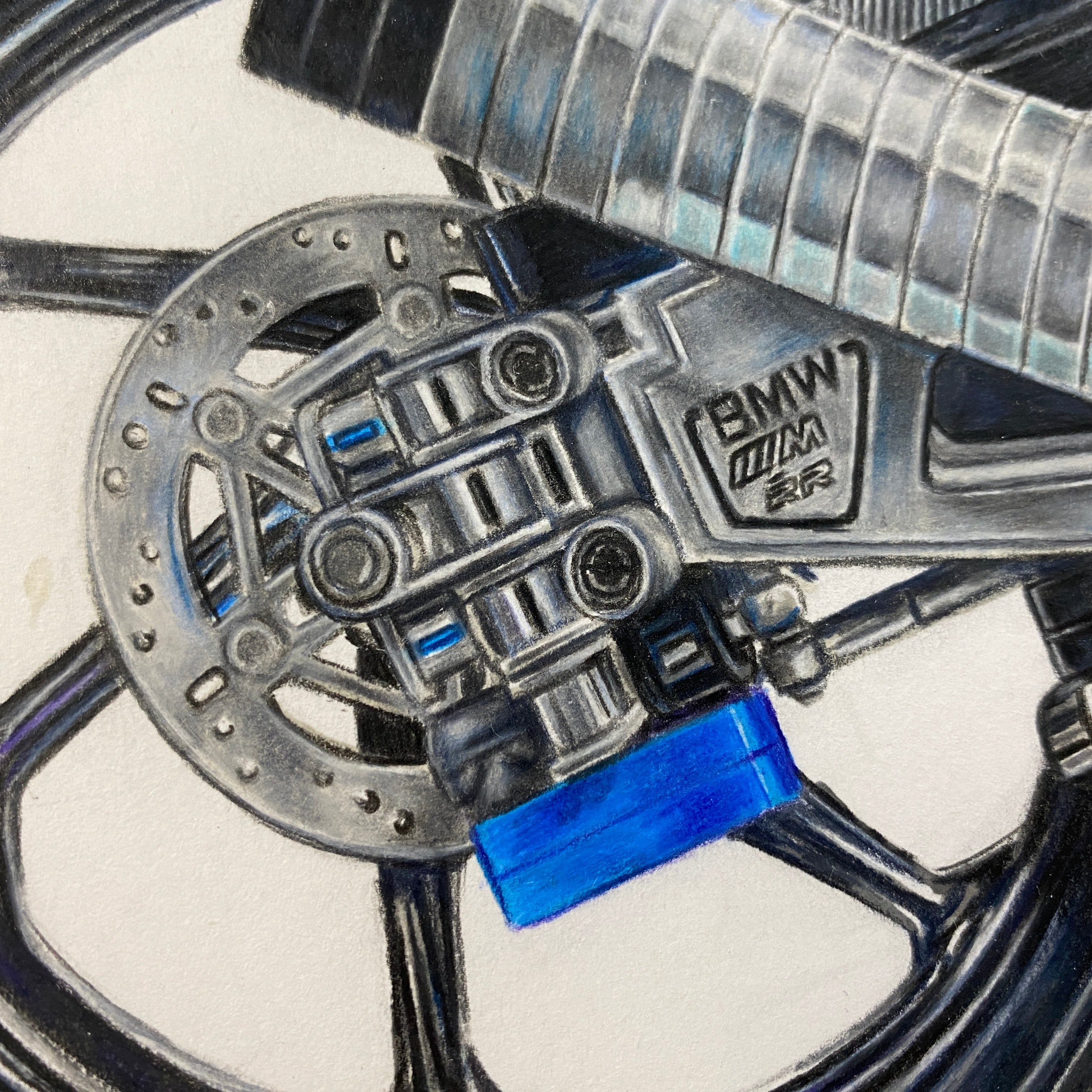 LEGO Technic BMW M 1000 RR Drawing - PRINT