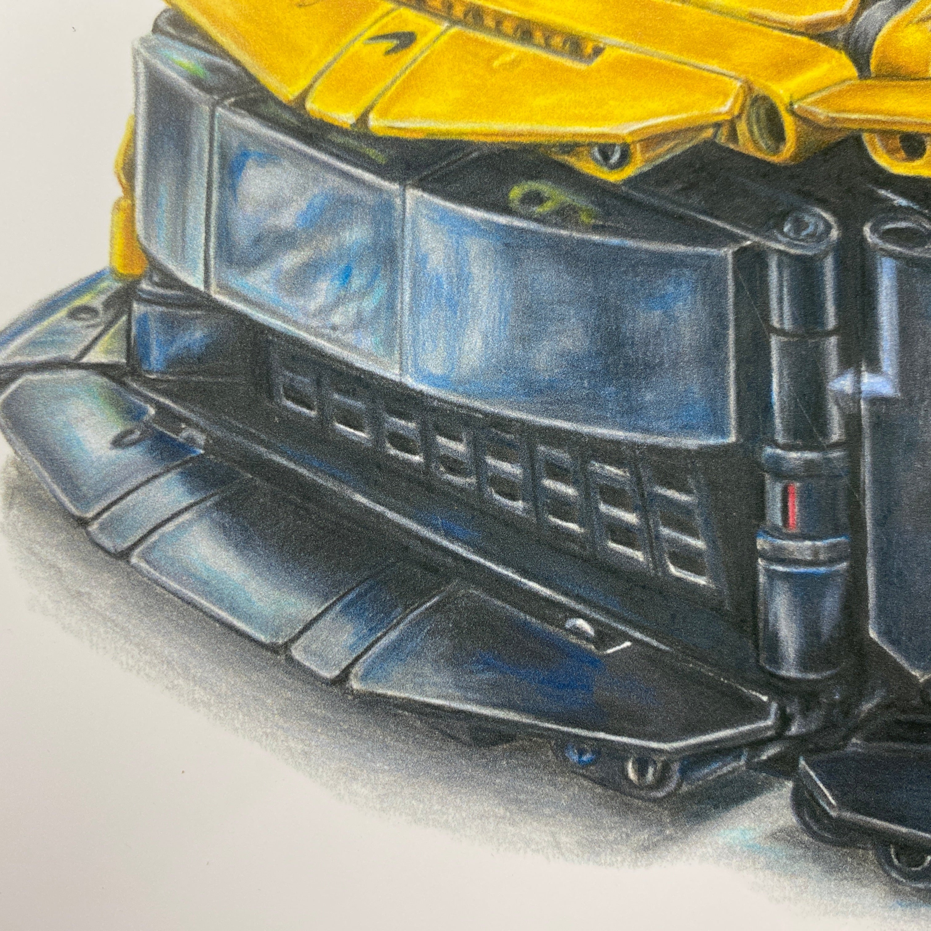 LEGO McLaren P1 Drawing - PRINT