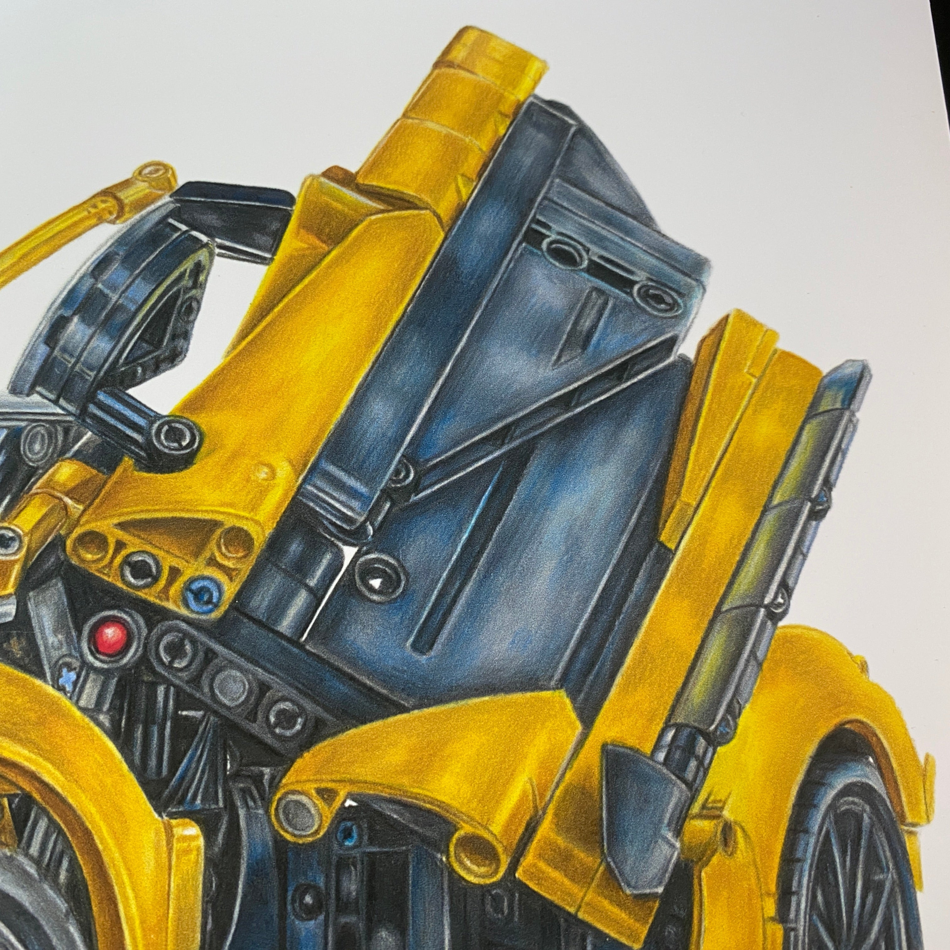 LEGO McLaren P1 Drawing - PRINT