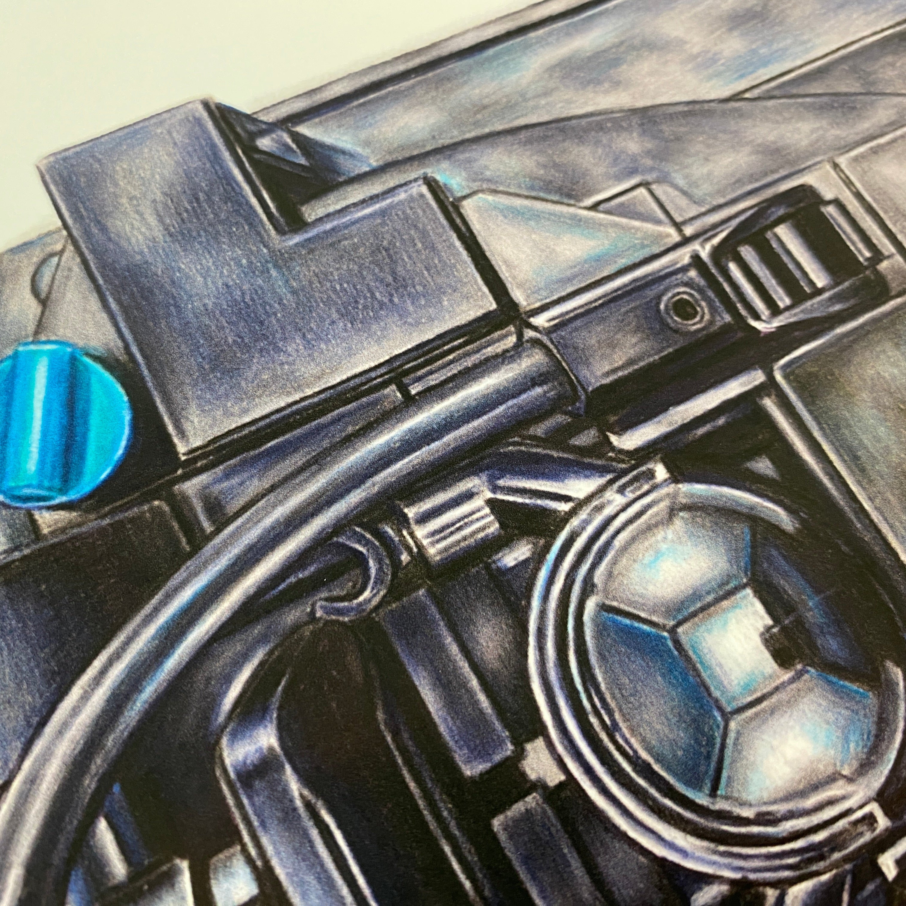 LEGO Mercedes F1 Car Drawing - PRINT