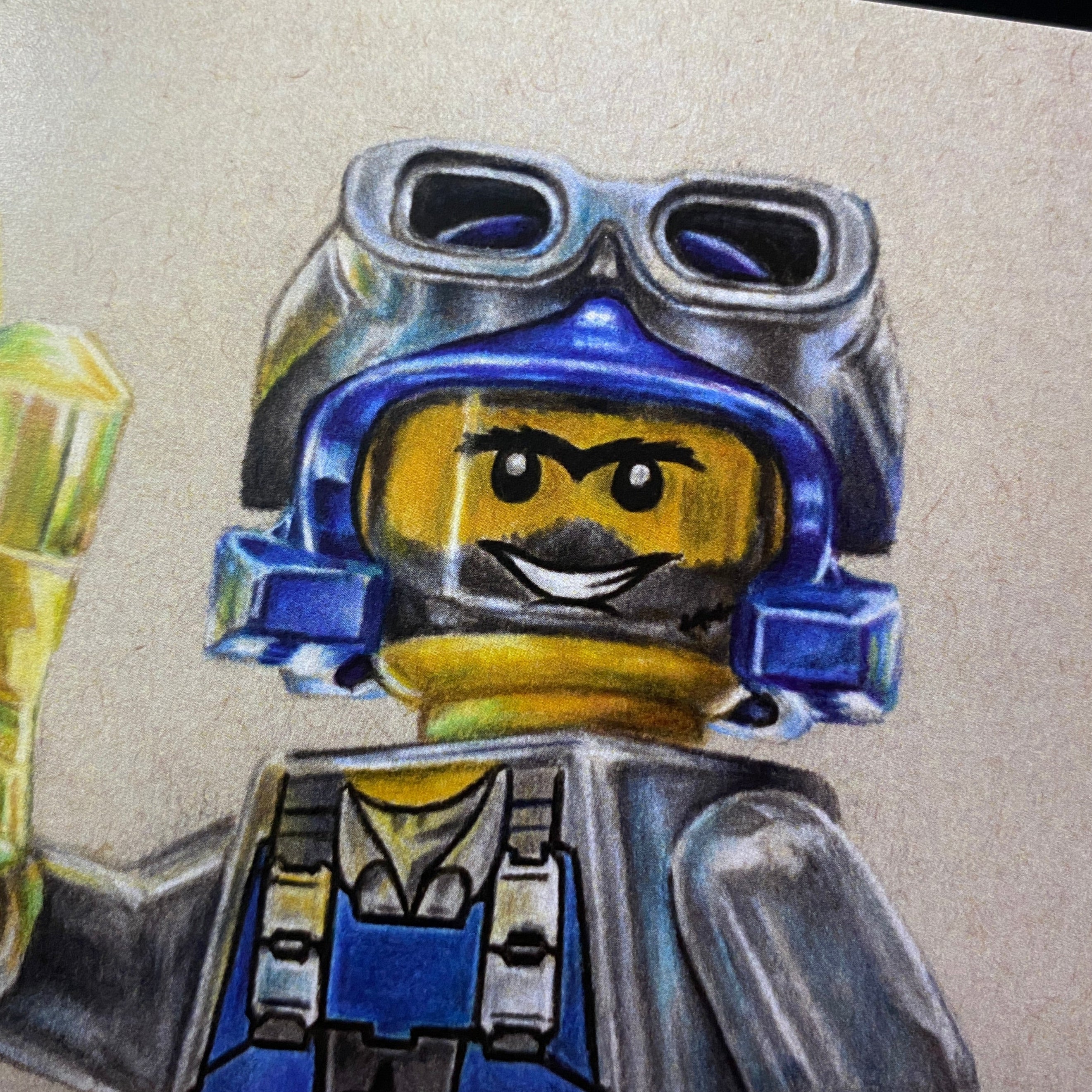 LEGO Power Miner Drawing - PRINT