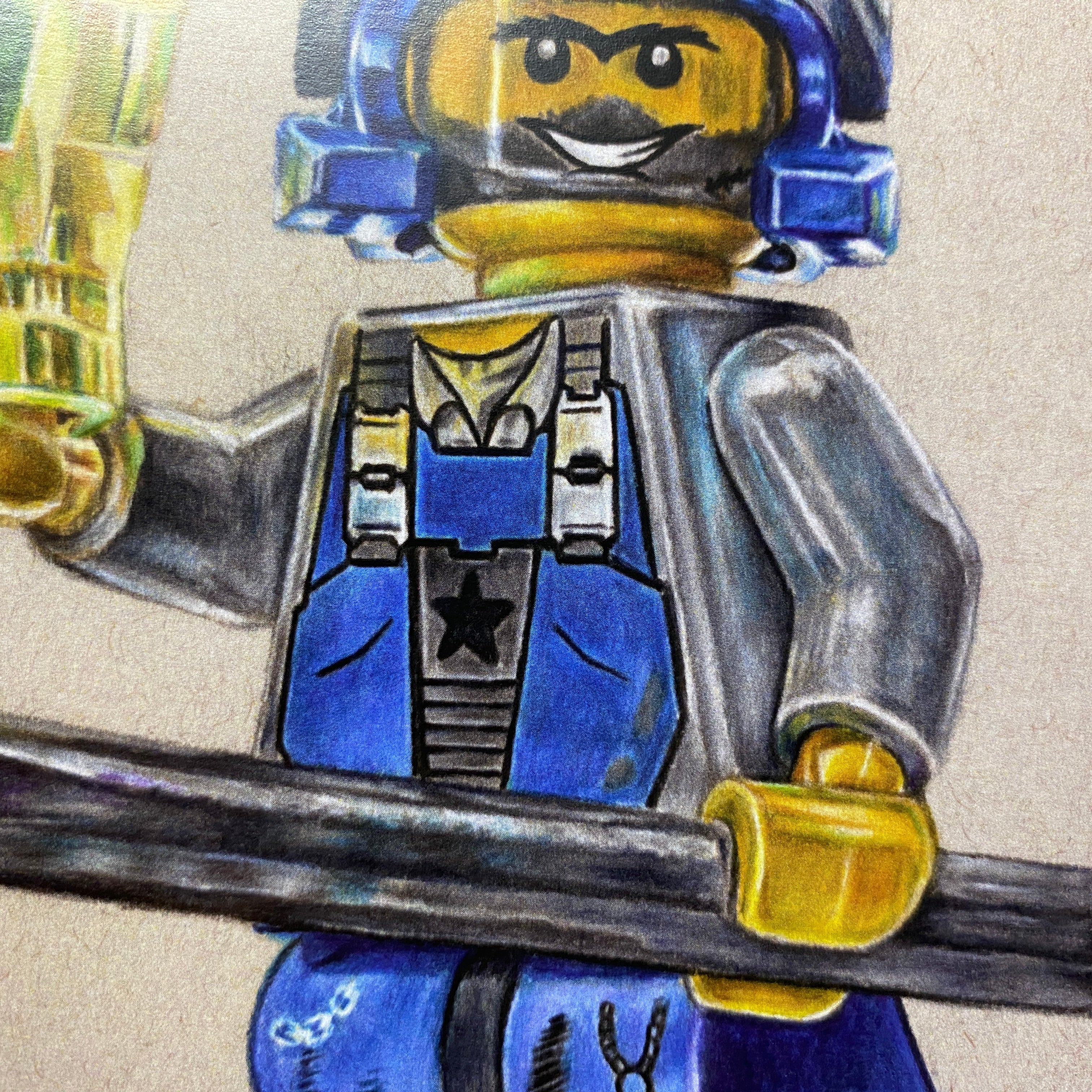 LEGO Power Miner Drawing - PRINT