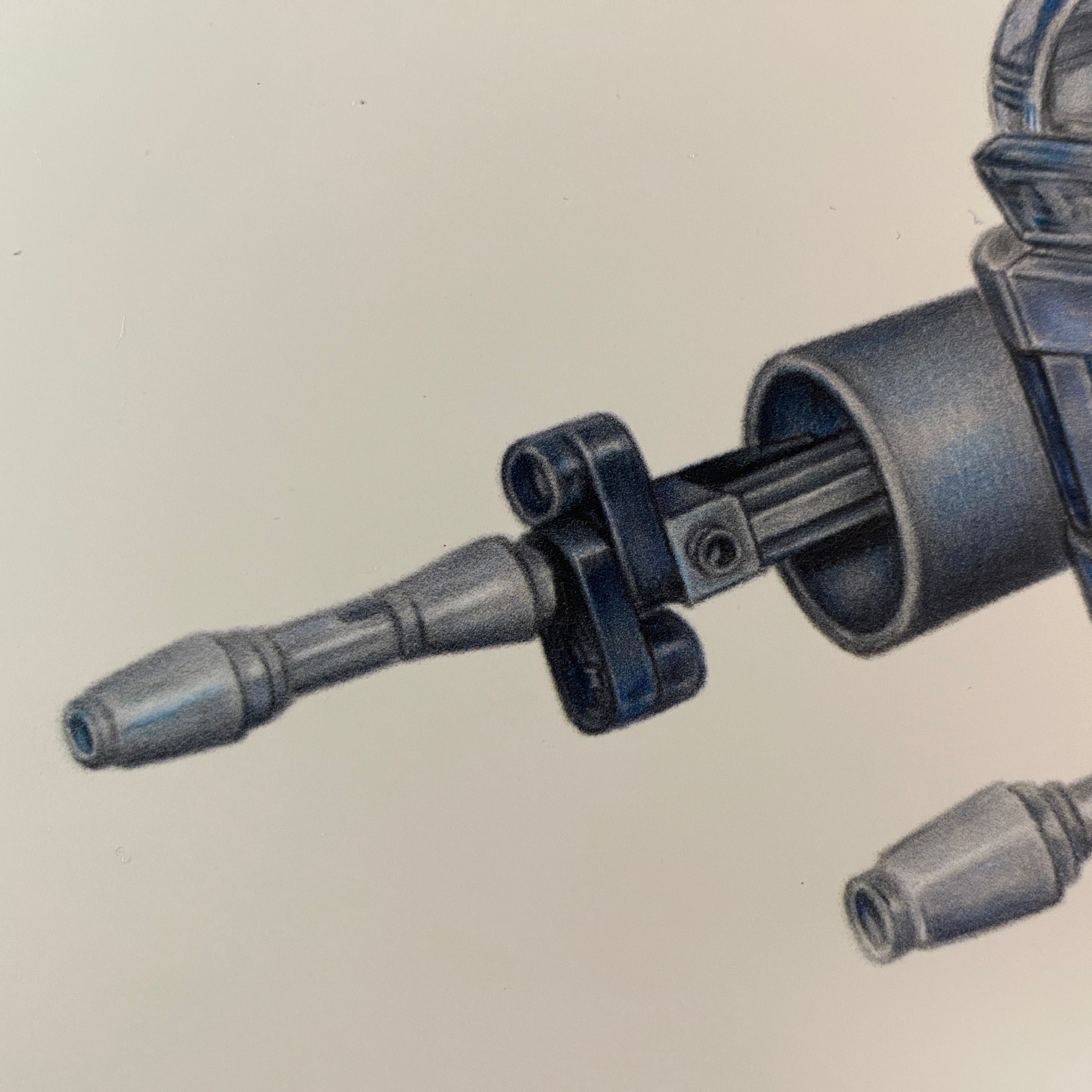 Drawing of the LEGO Razorcrest - PRINT