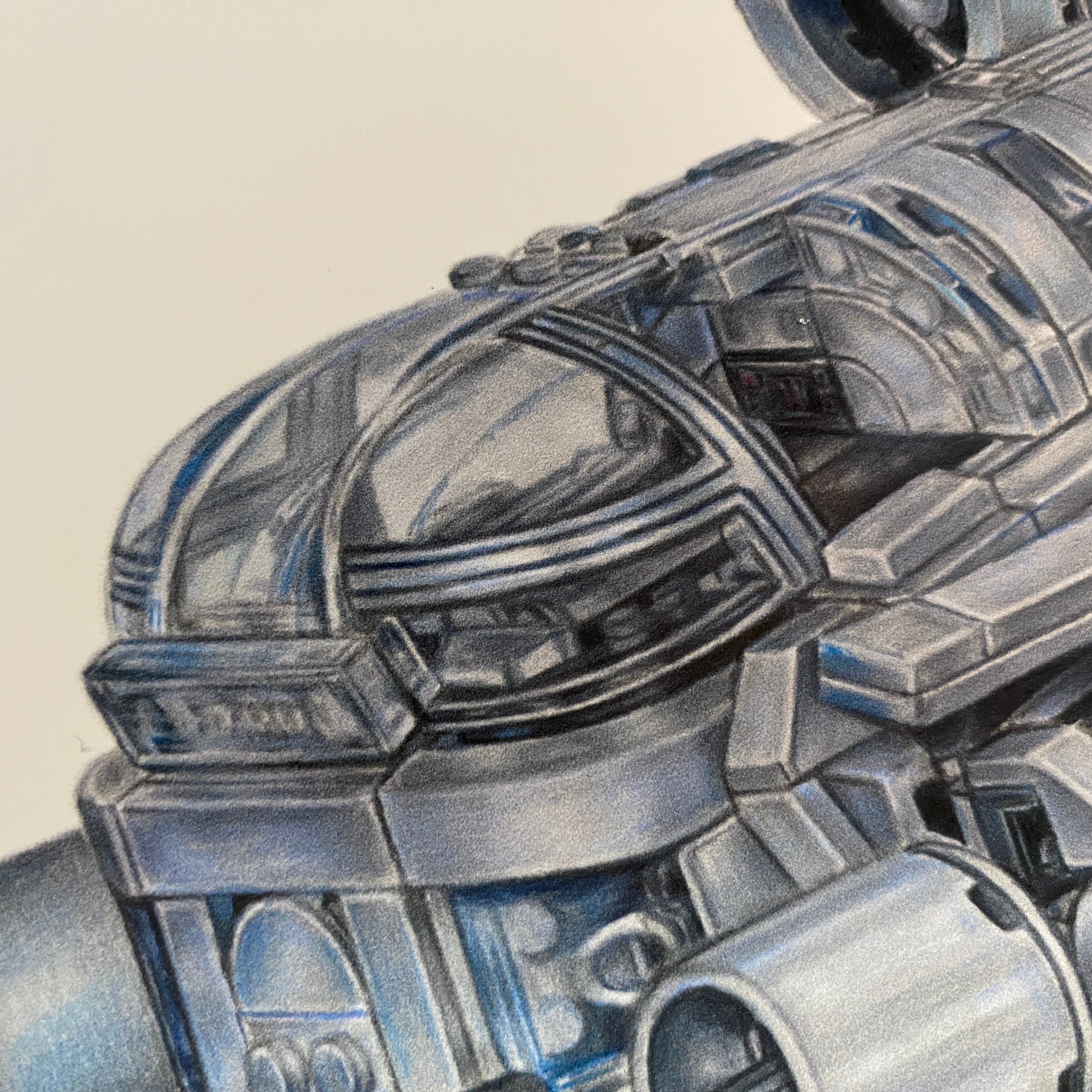 Drawing of the LEGO Razorcrest - PRINT
