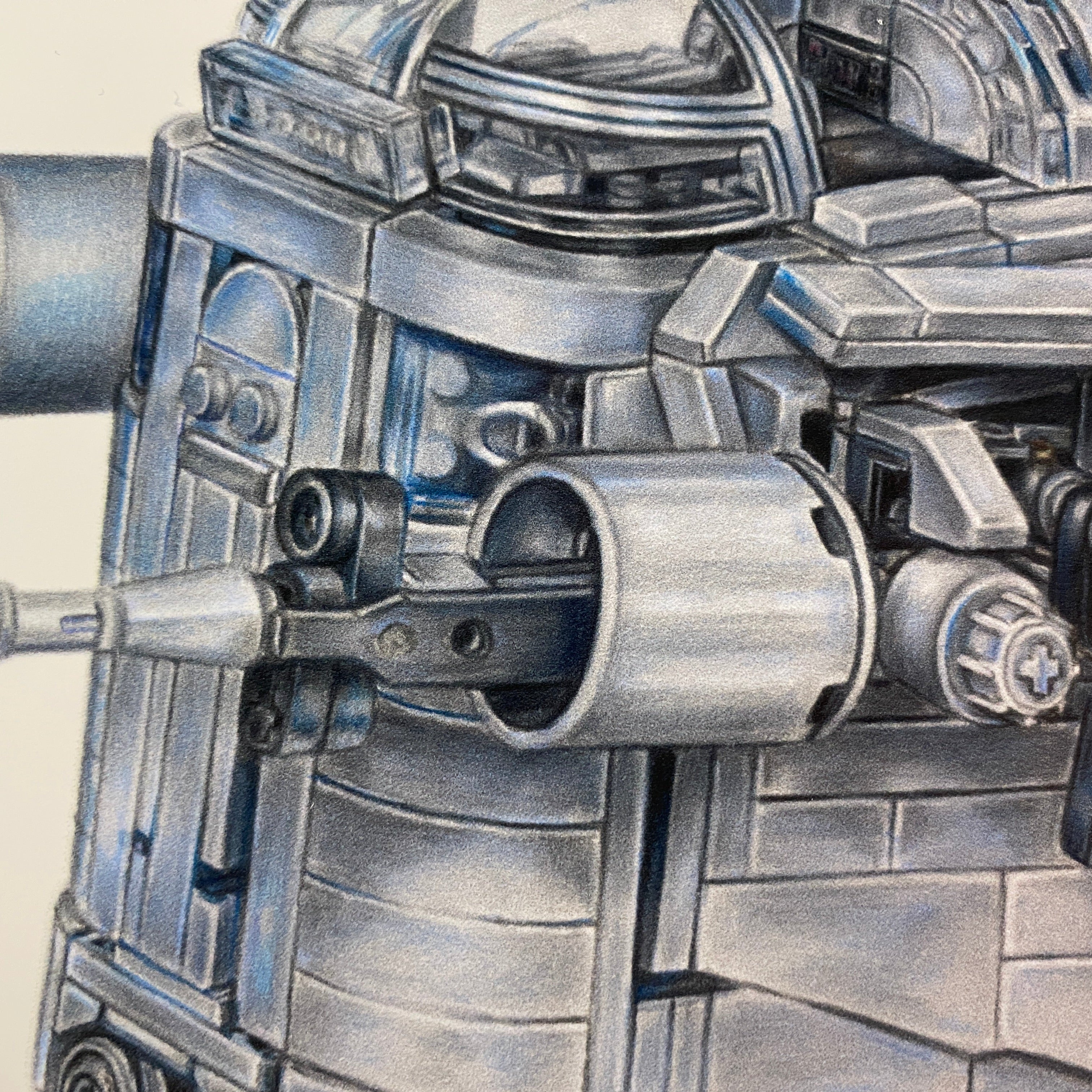 Drawing of the LEGO Razorcrest - PRINT