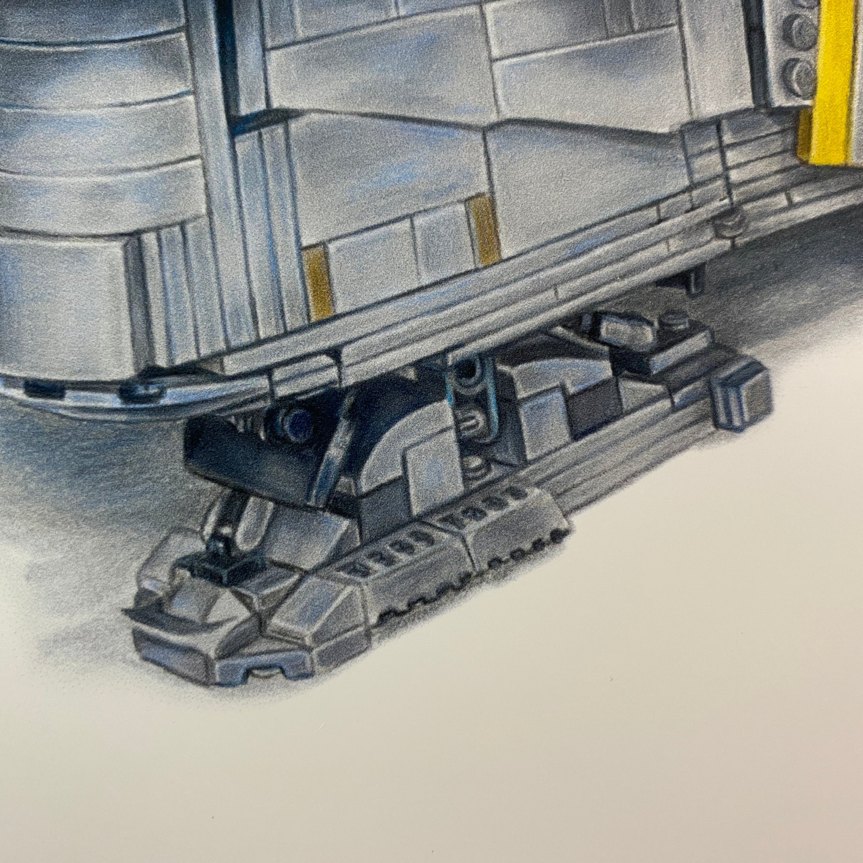 Drawing of the LEGO Razorcrest - PRINT