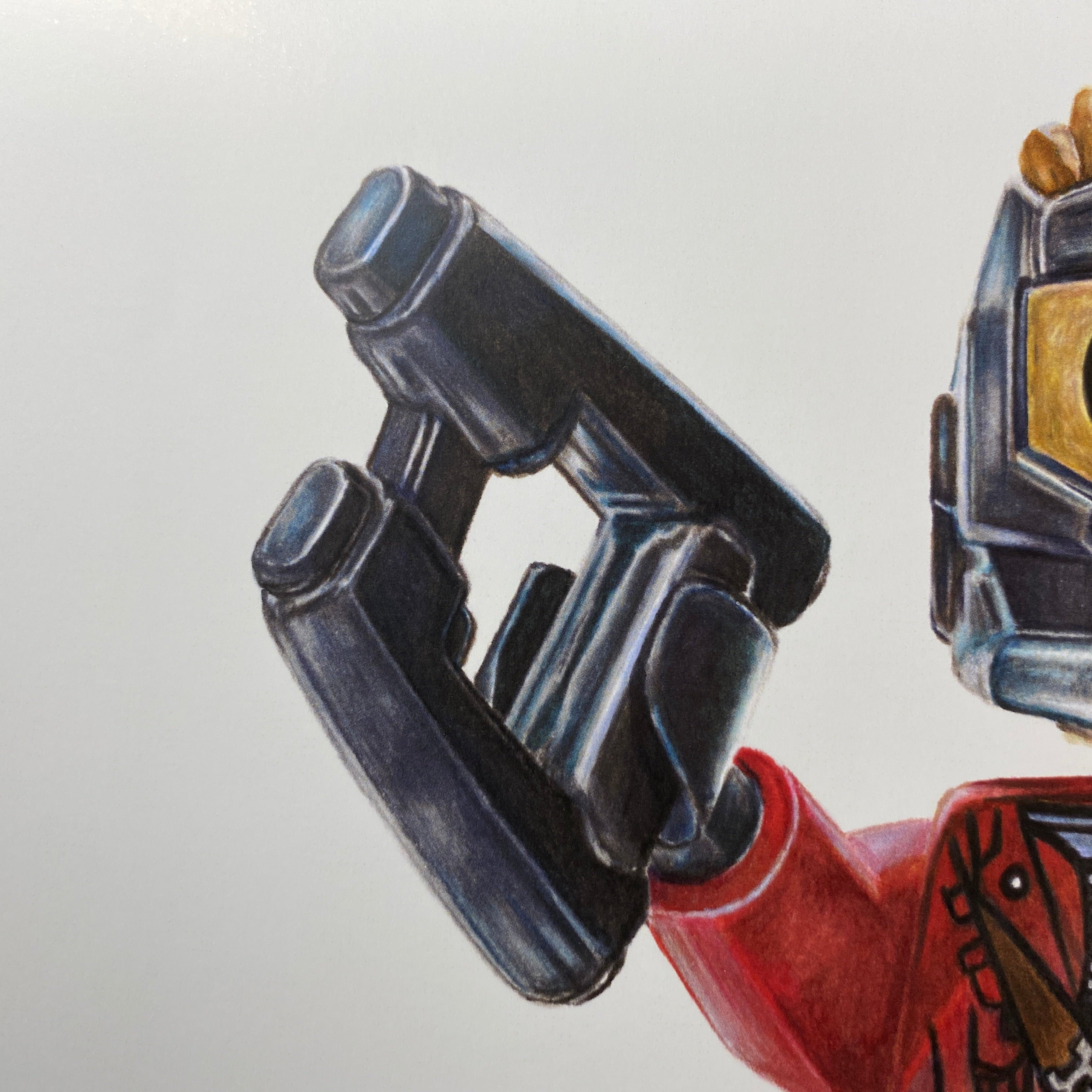 LEGO Starlord Minifigure Drawing - PRINT