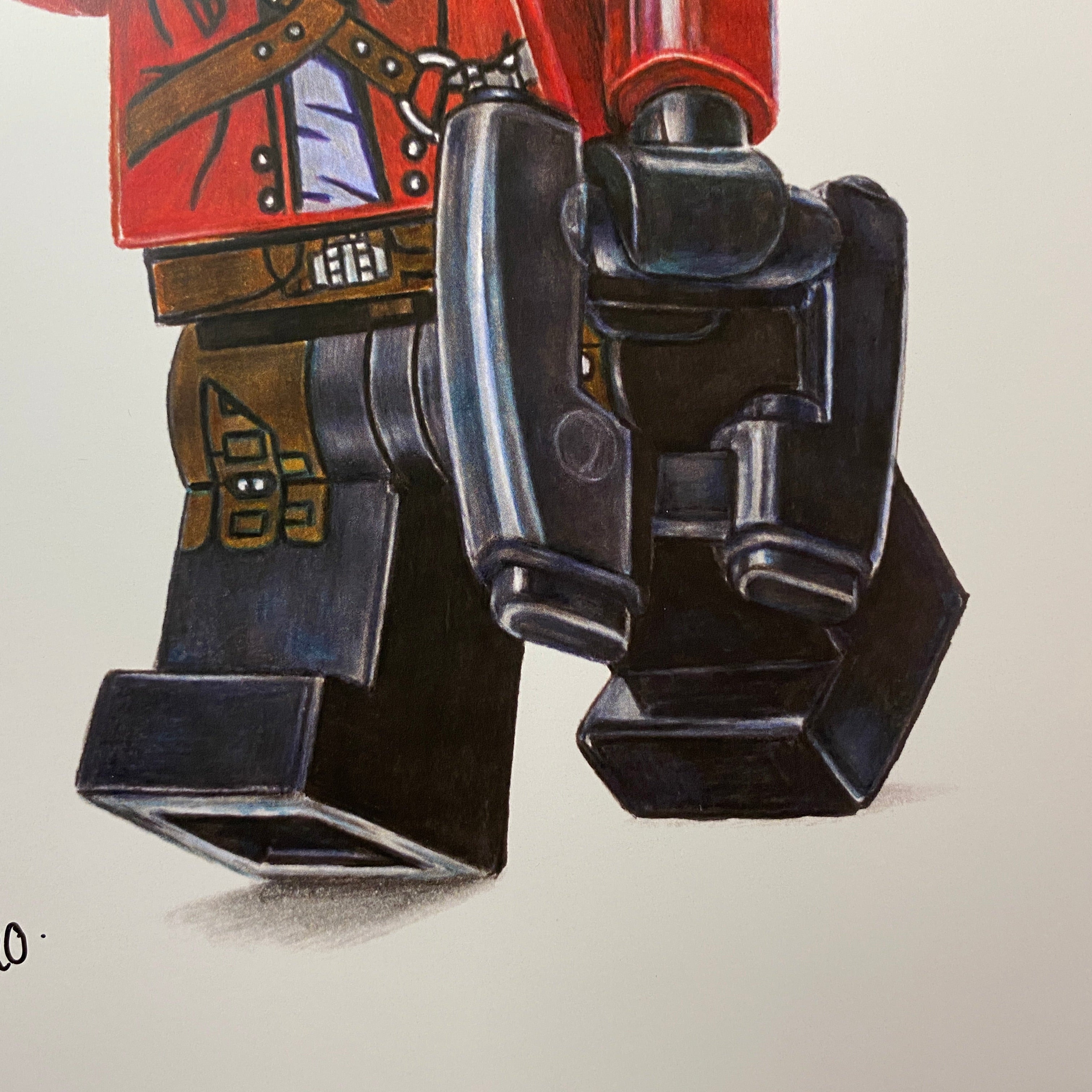 LEGO Starlord Minifigure Drawing - PRINT