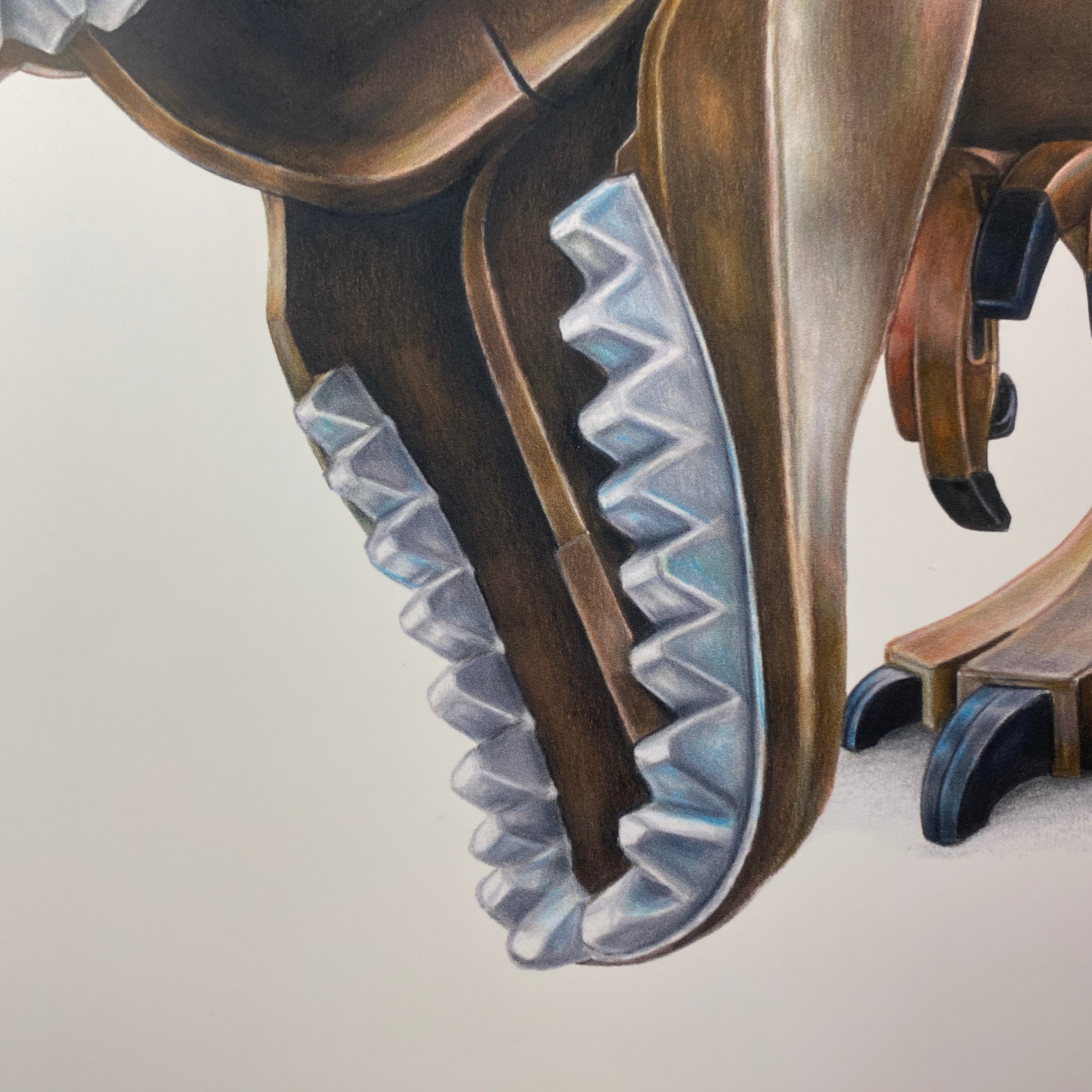 LEGO T-Rex Drawing - PRINT