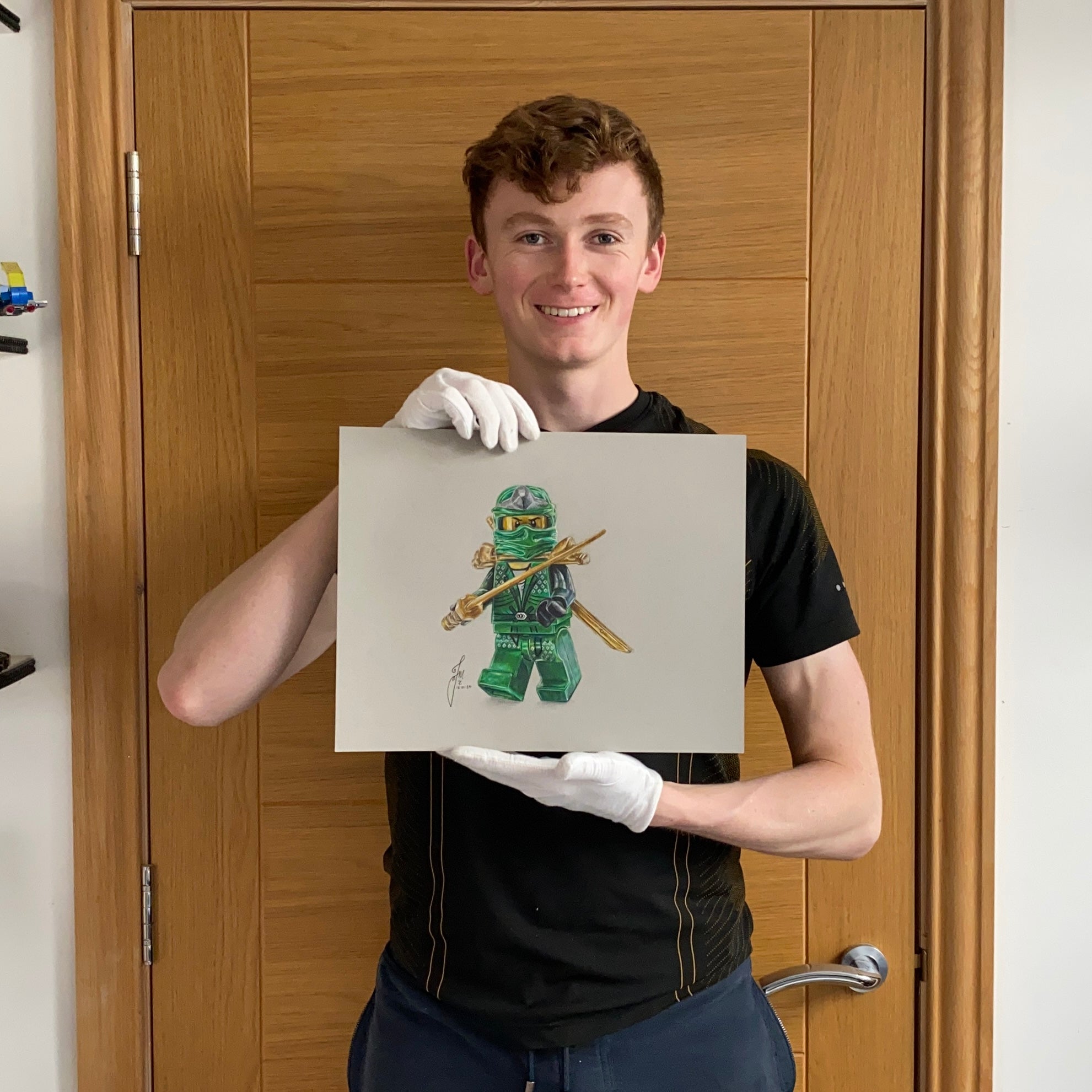 LEGO Lloyd Garmadon Minifigure Drawing - PRINT