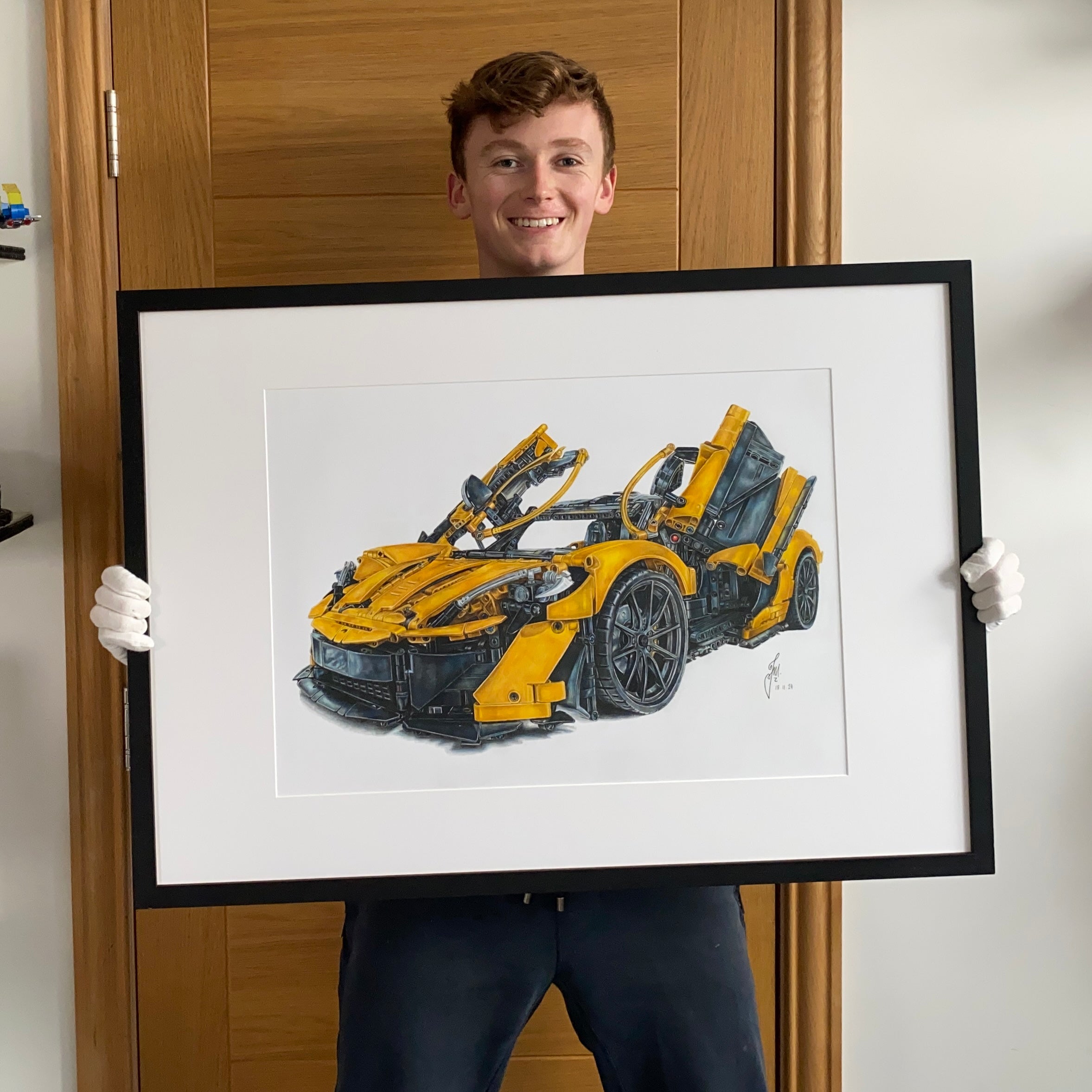 LEGO McLaren P1 Drawing - PRINT