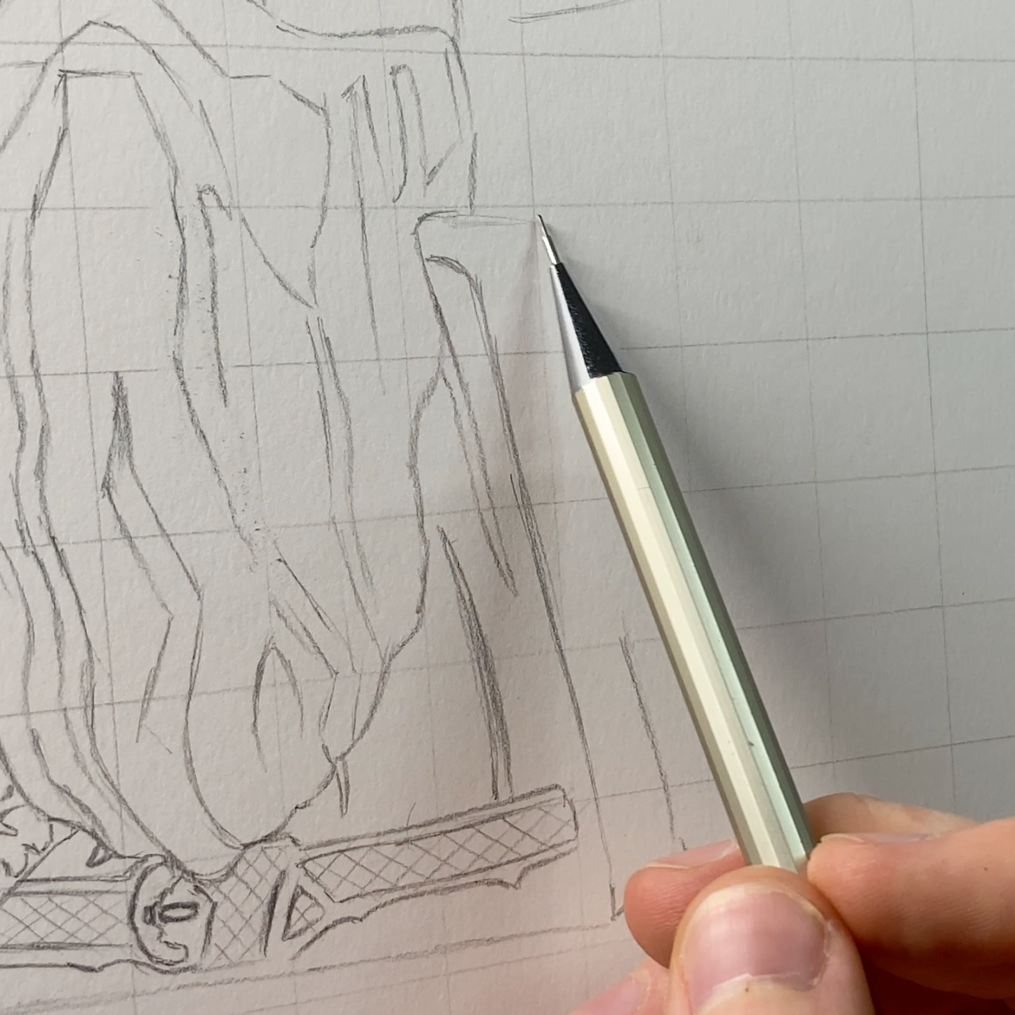 LEGO Gandalf Minifigure Drawing - PRINT
