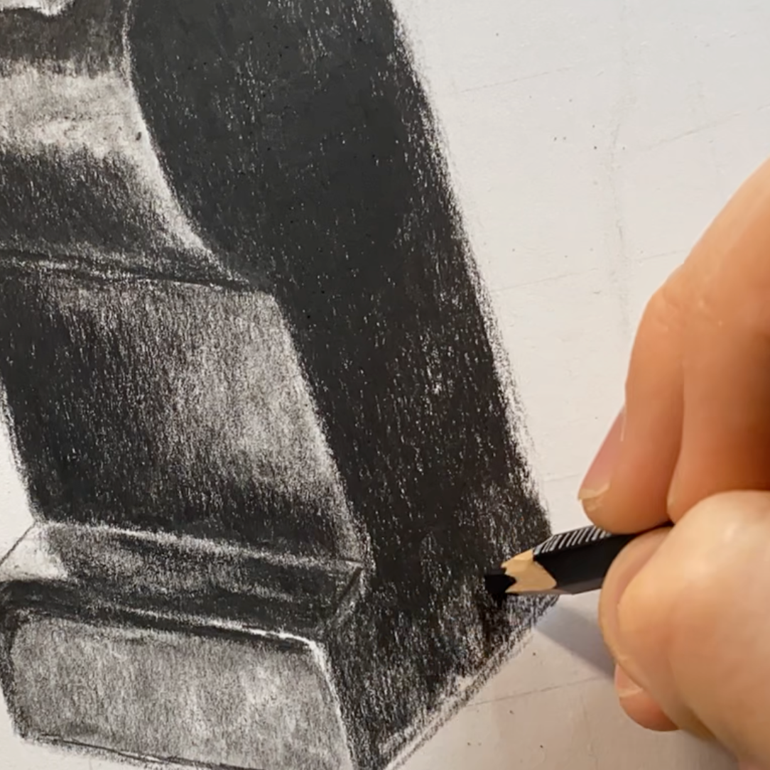 LEGO Han Solo and Chewbacca Graphite Pencil Drawing - PRINT