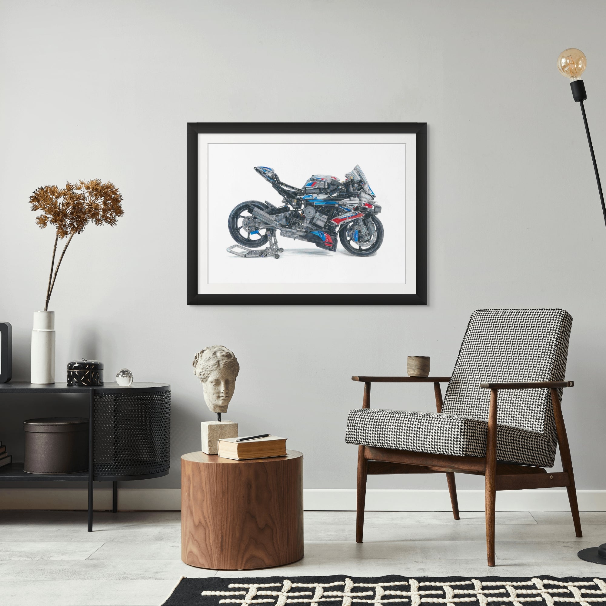 LEGO Technic BMW M 1000 RR Drawing - PRINT