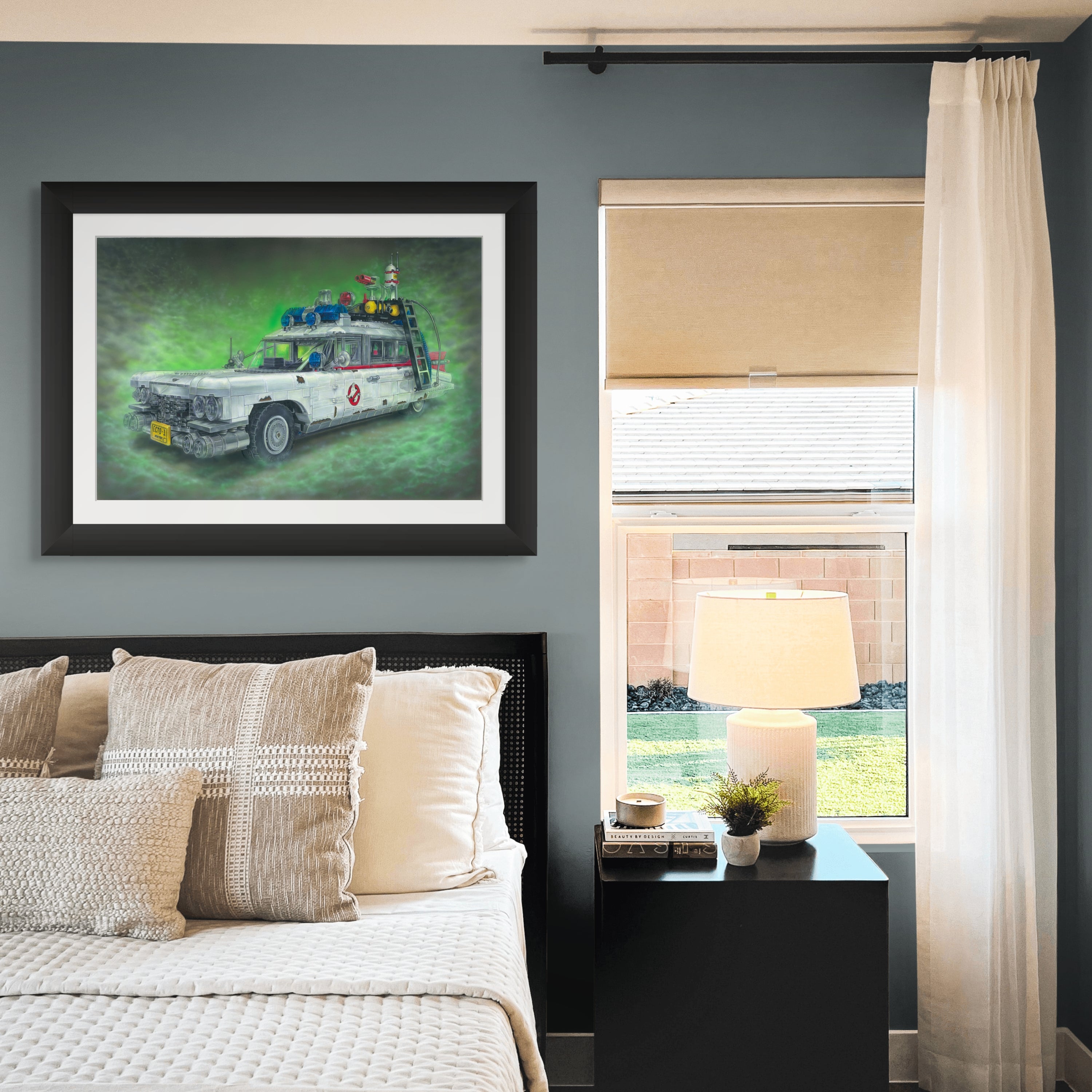 LEGO Ecto-1 Drawing - PRINT