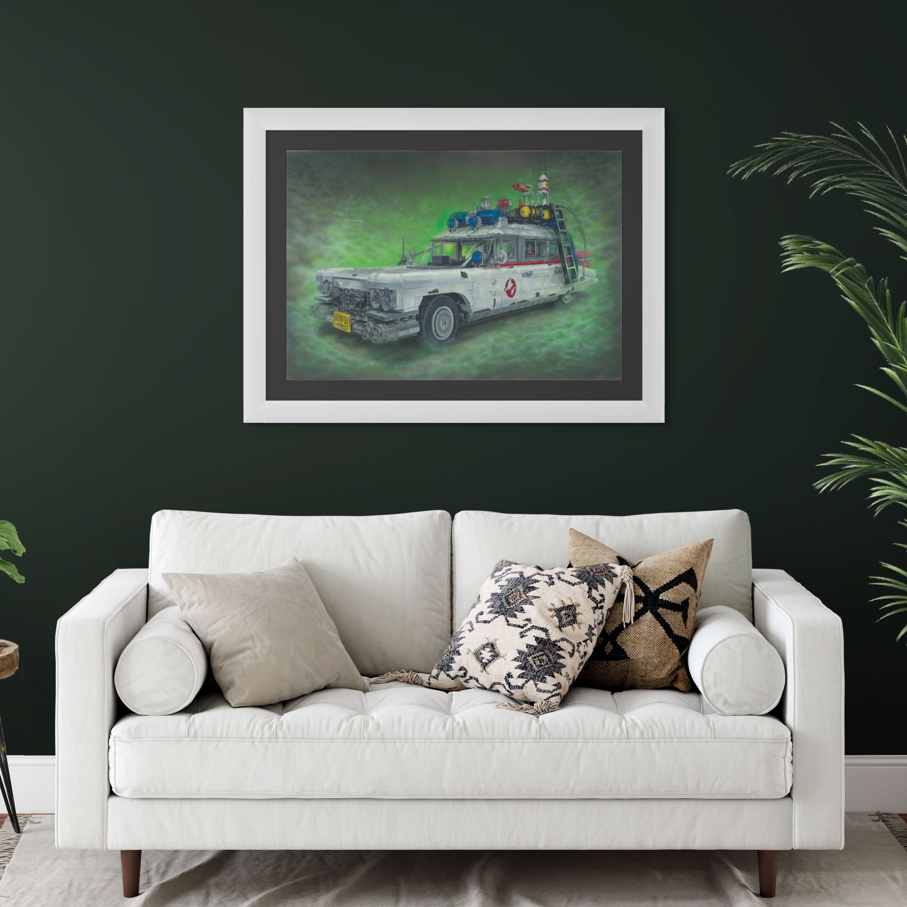LEGO Ecto-1 Drawing - PRINT