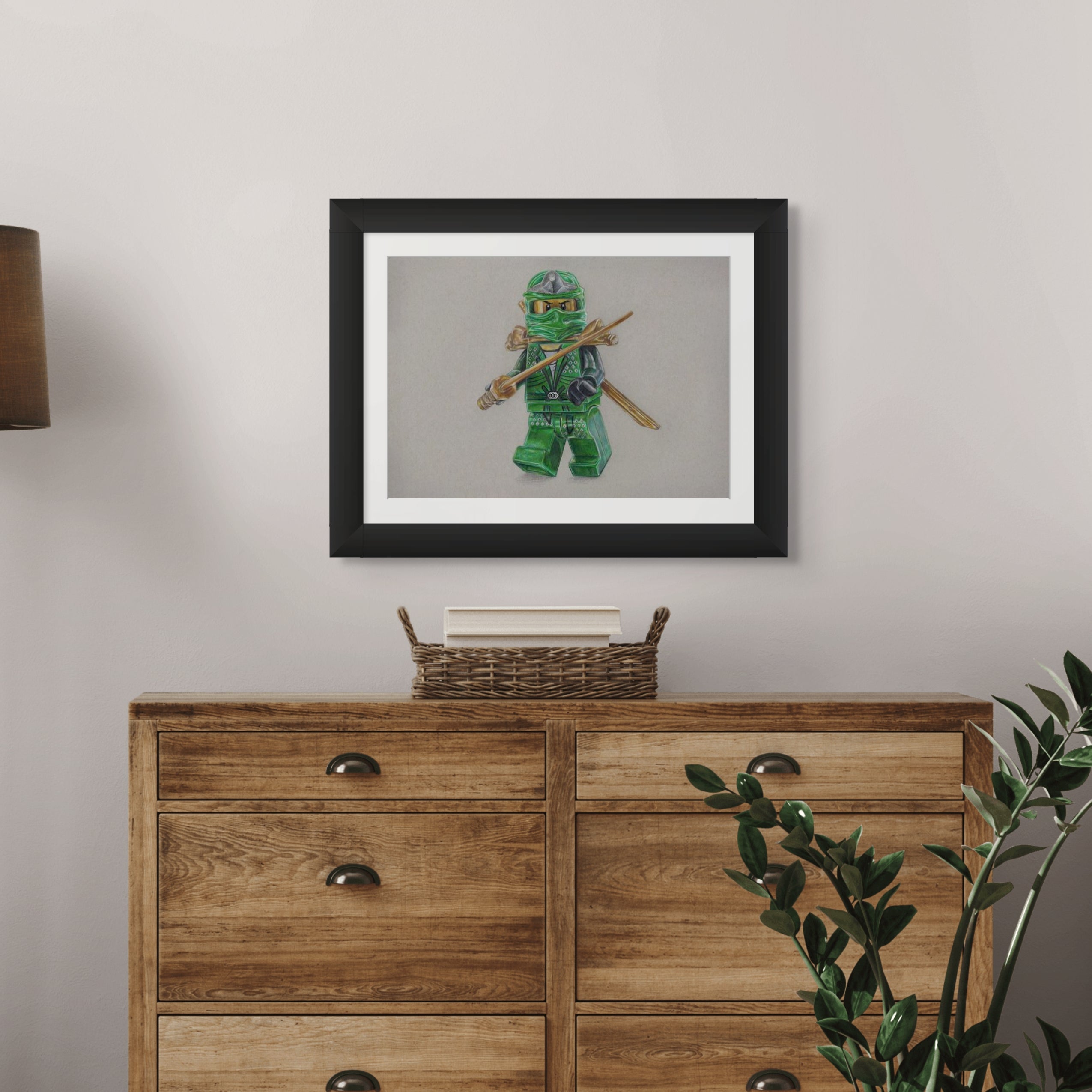 LEGO Lloyd Garmadon Minifigure Drawing - PRINT
