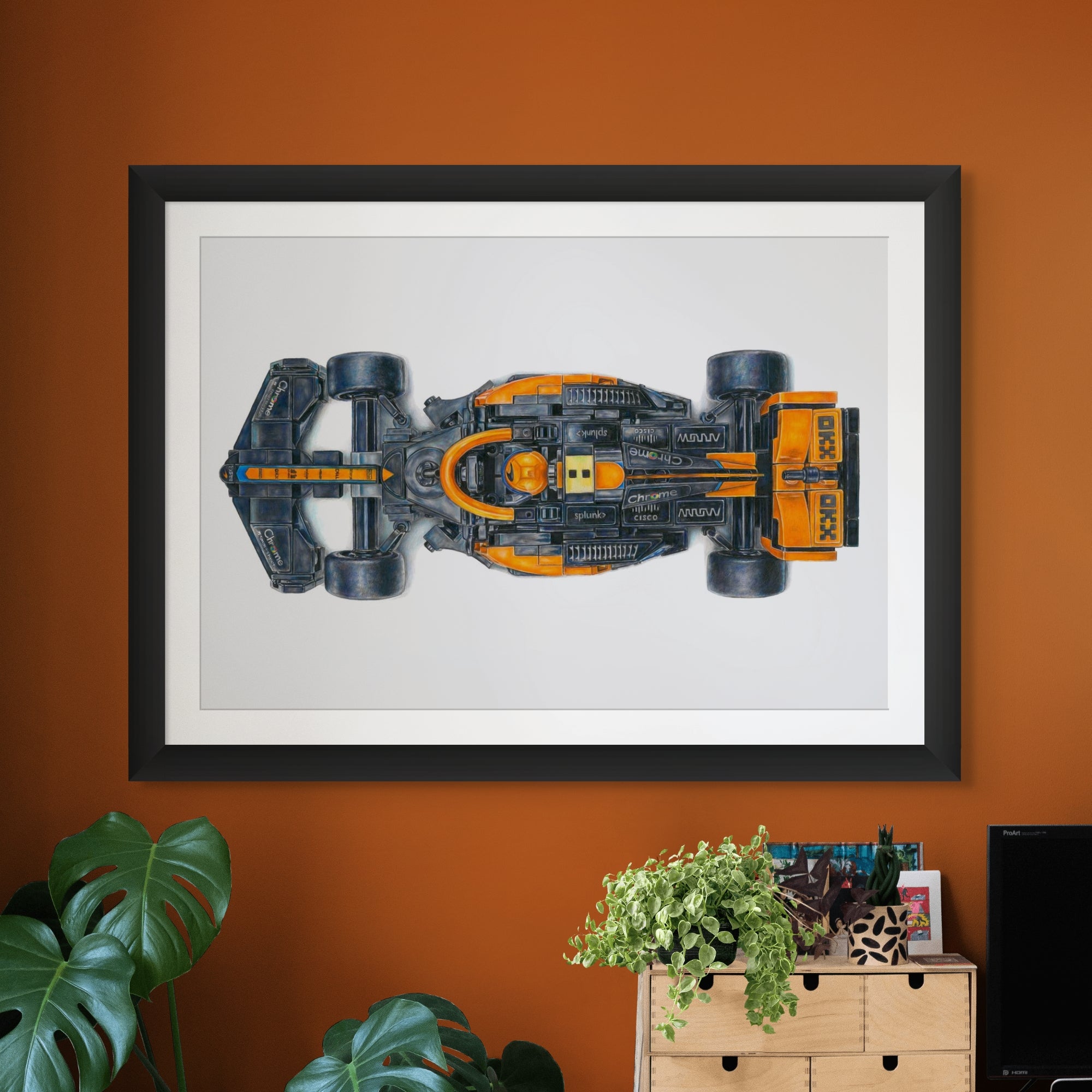 LEGO Mclaren F1 Car Drawing - 1