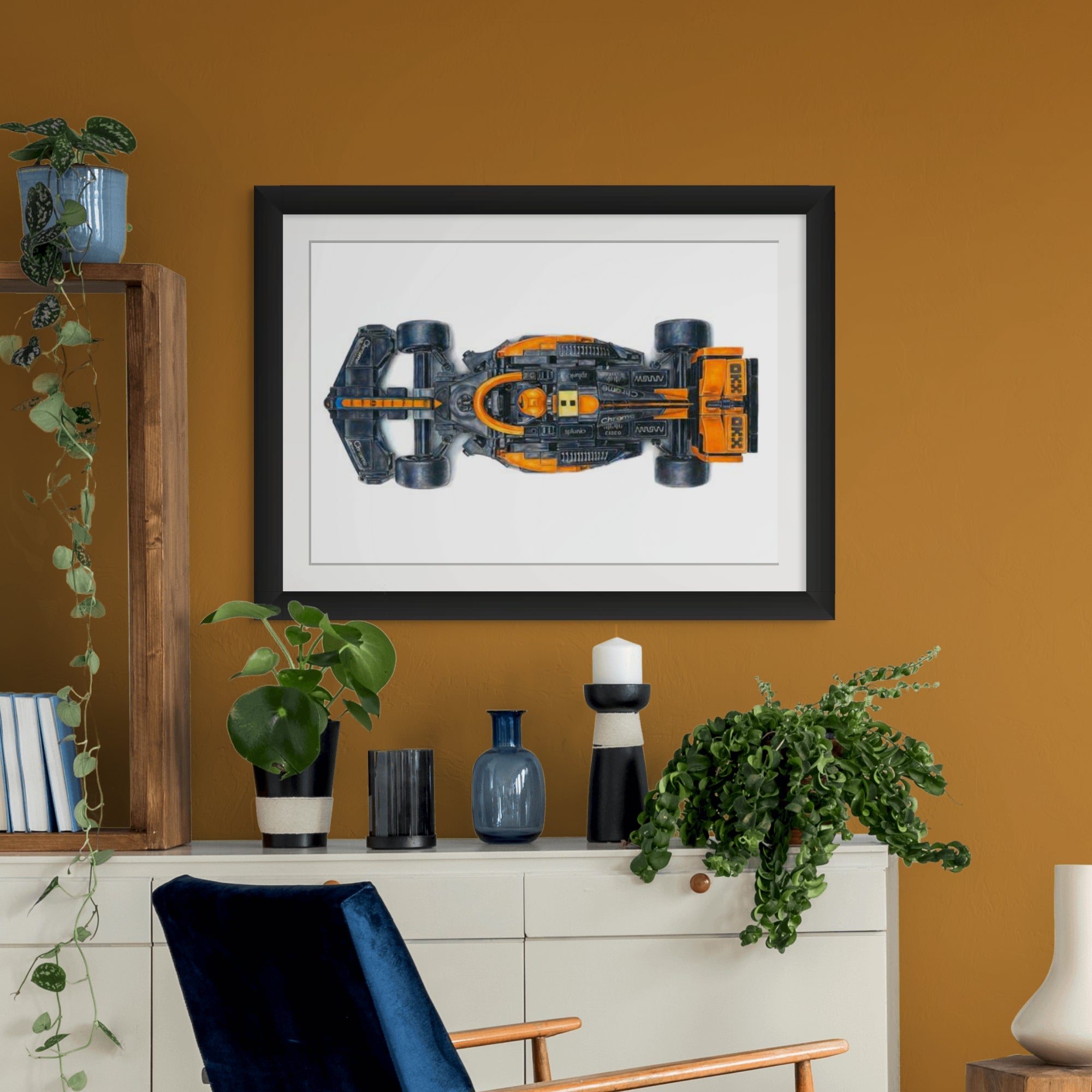 LEGO Mclaren F1 Car Drawing - 1