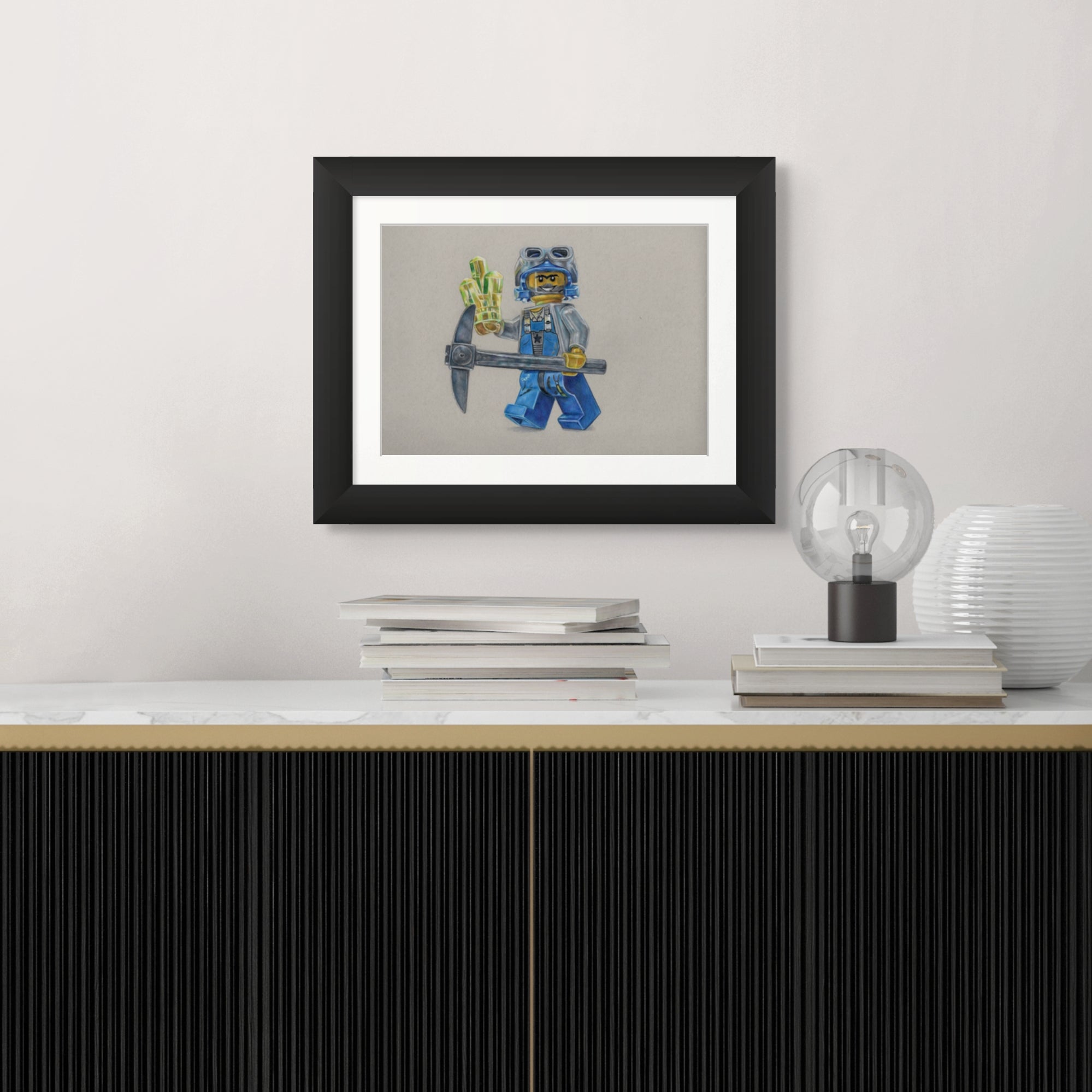 LEGO Power Miner Drawing - PRINT