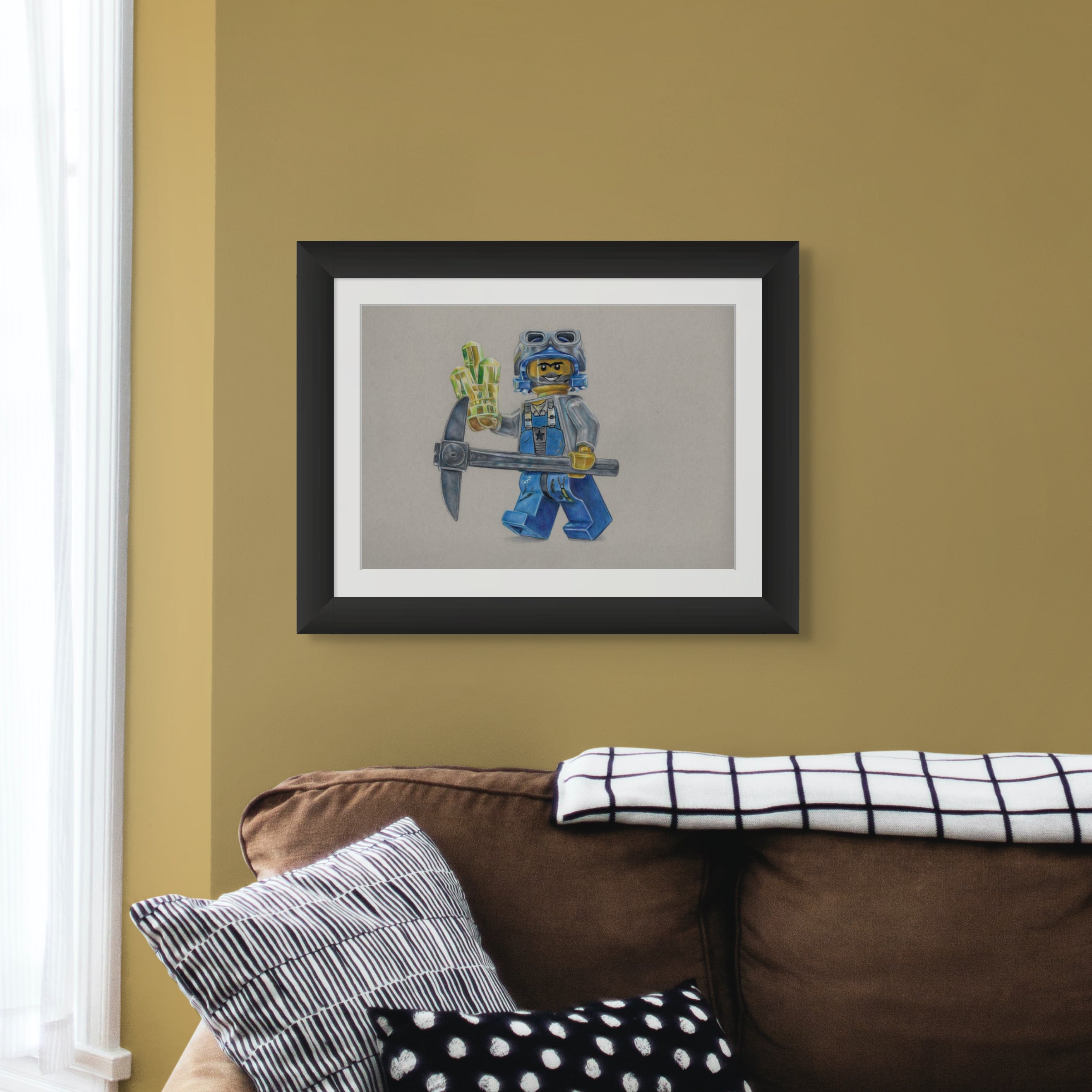 LEGO Power Miner Drawing - PRINT
