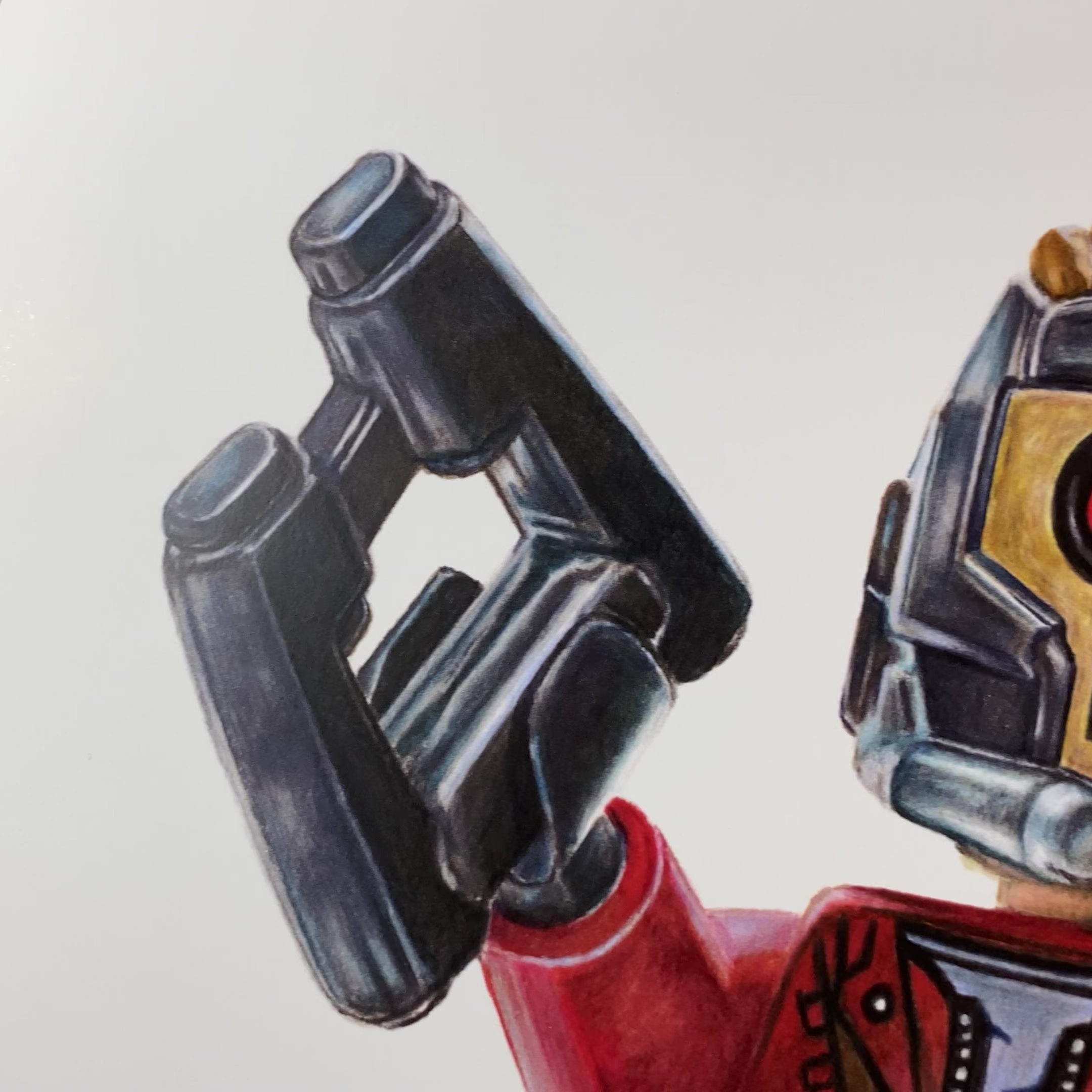 LEGO Starlord Minifigure Drawing - PRINT