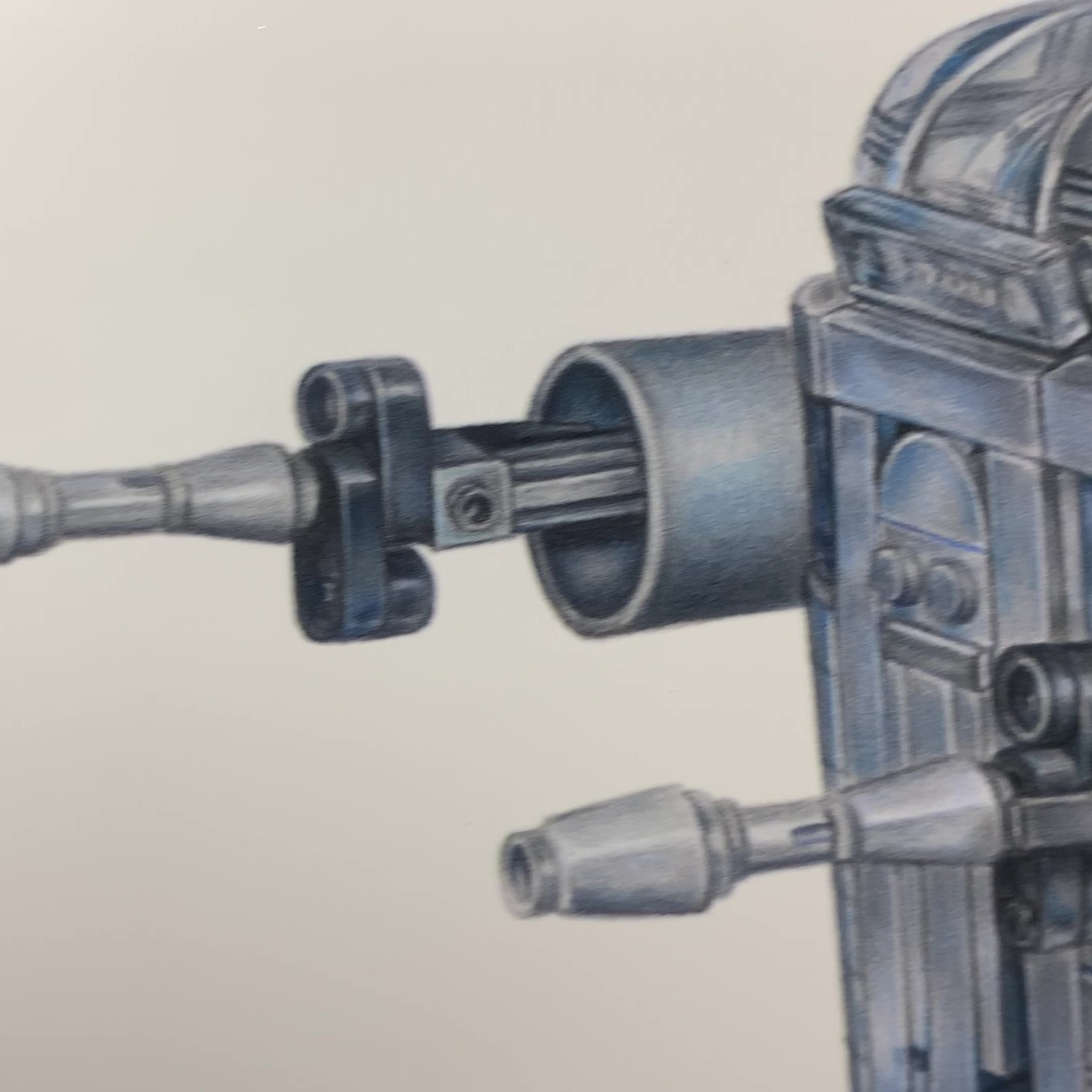 Drawing of the LEGO Razorcrest - PRINT