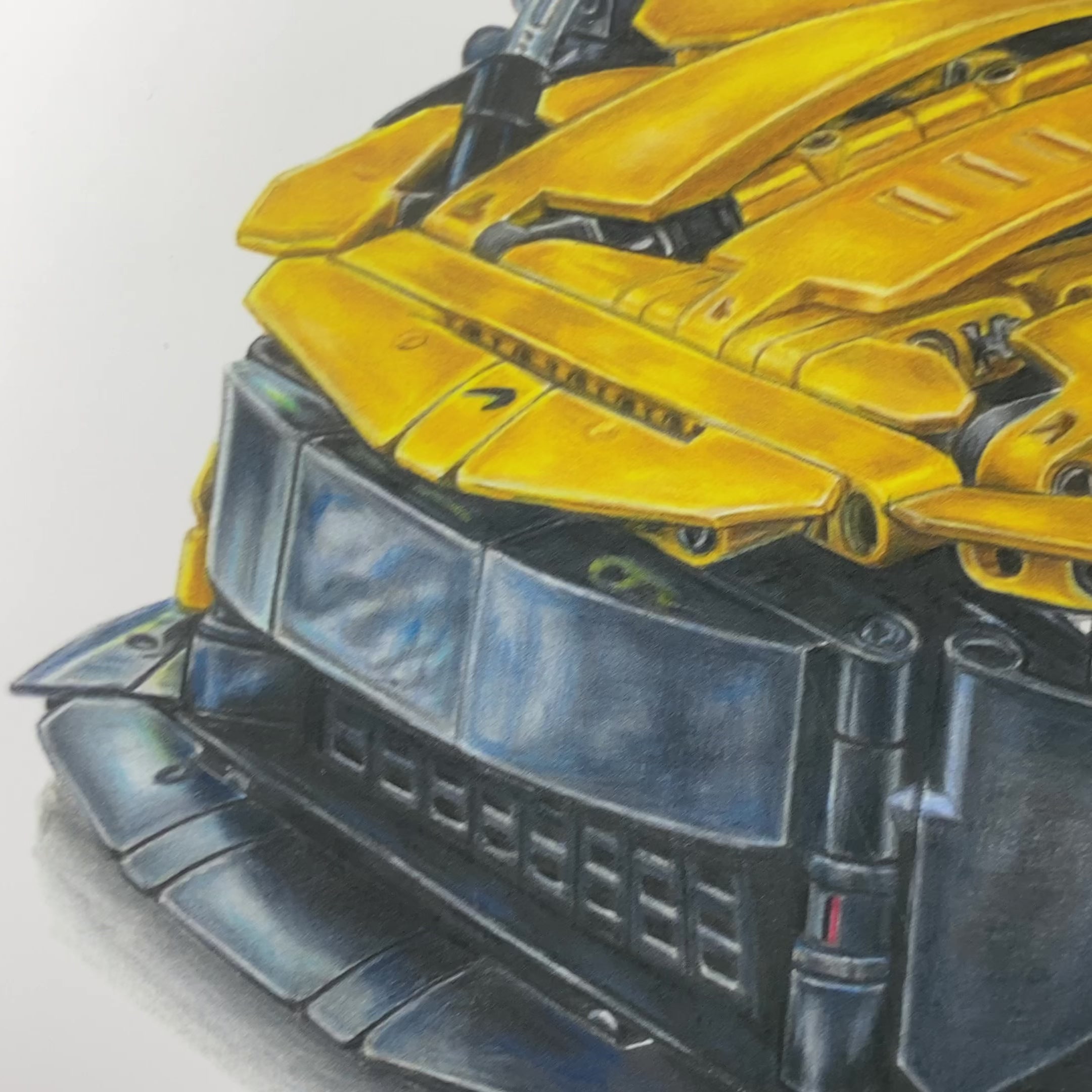 LEGO McLaren P1 Drawing - PRINT