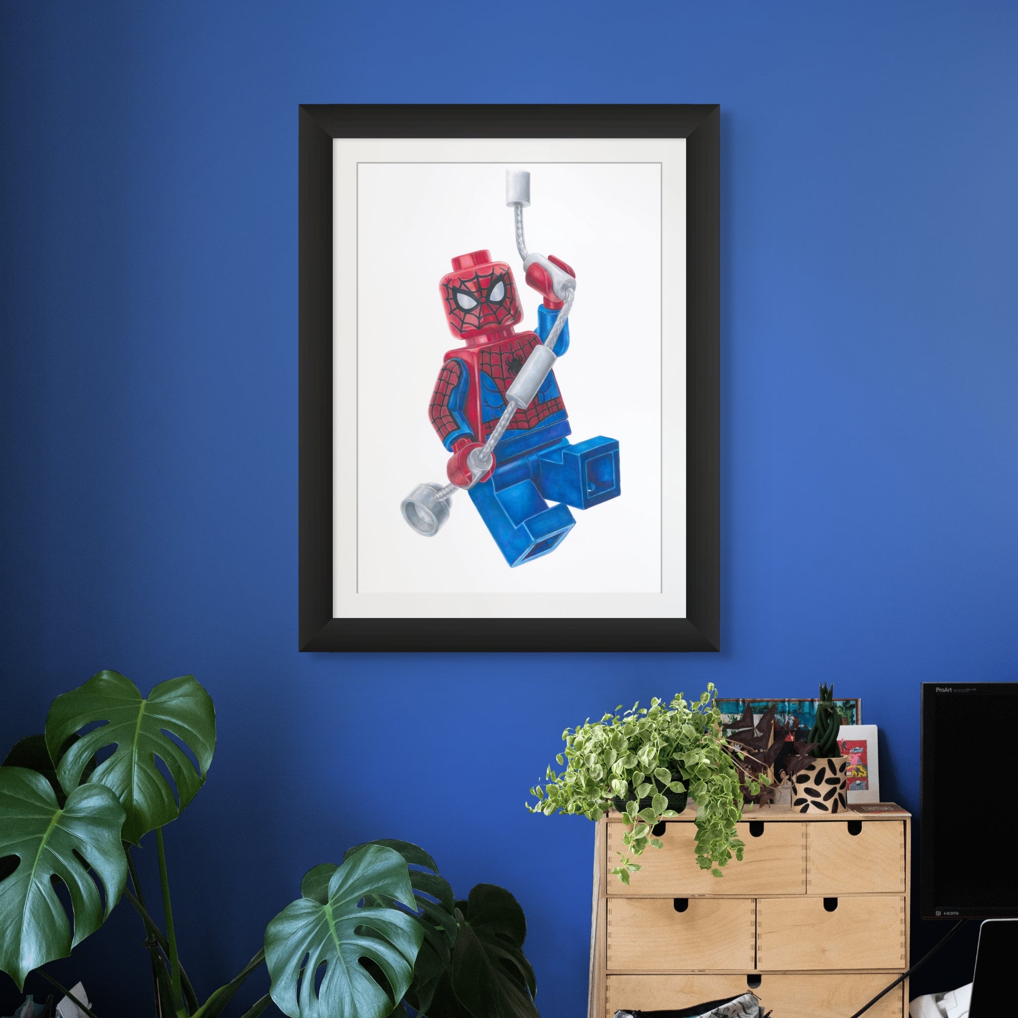 LEGO Spider Man Minifigure - PRINT